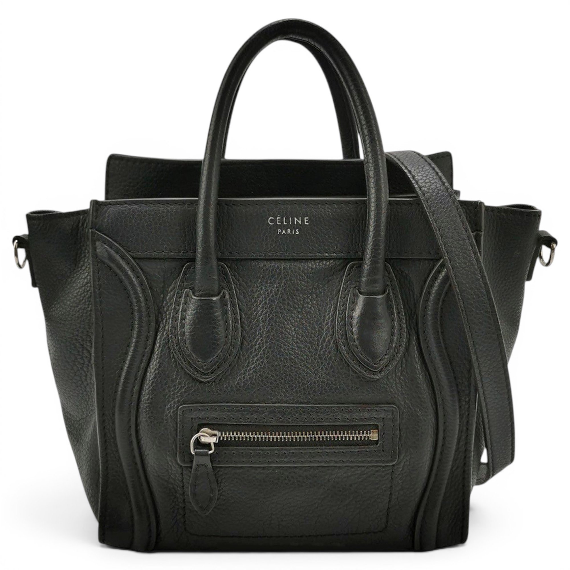 Nano Luggage leather handbag
