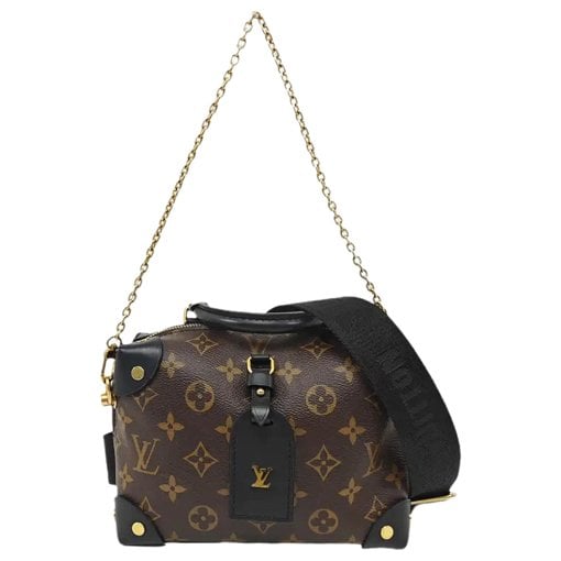 Petite Malle leather handbag