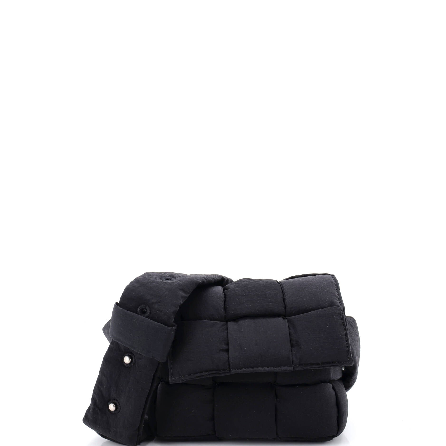 Bottega Veneta Cassette Crossbody Bag Maxi Intrecciato Nylon Extra Mini