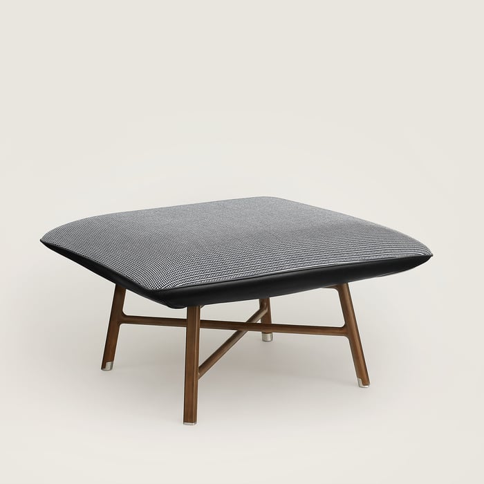 Les Necessaires d'Hermès "Carre d'Assise" Low Stool, High Model