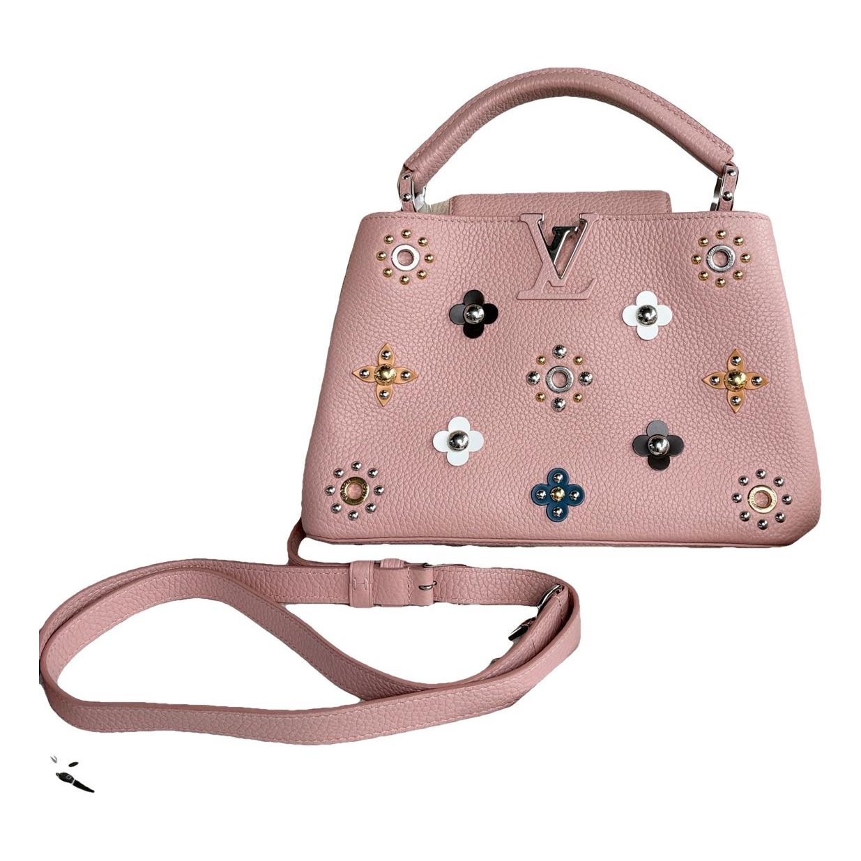 Capucines leather handbag