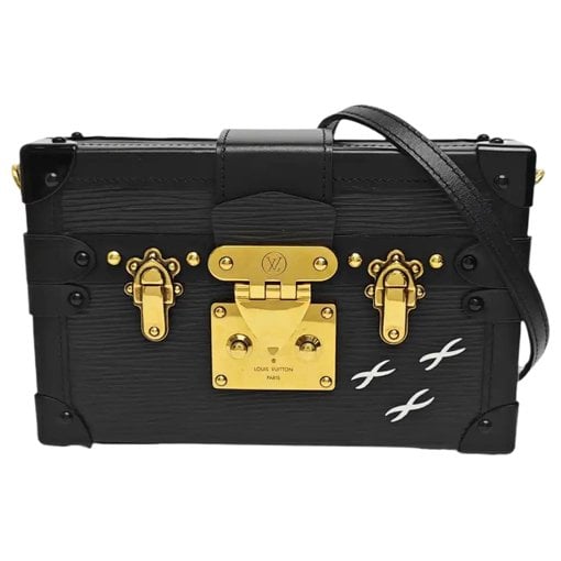 Louis Vuitton Petite Malle leather handbag