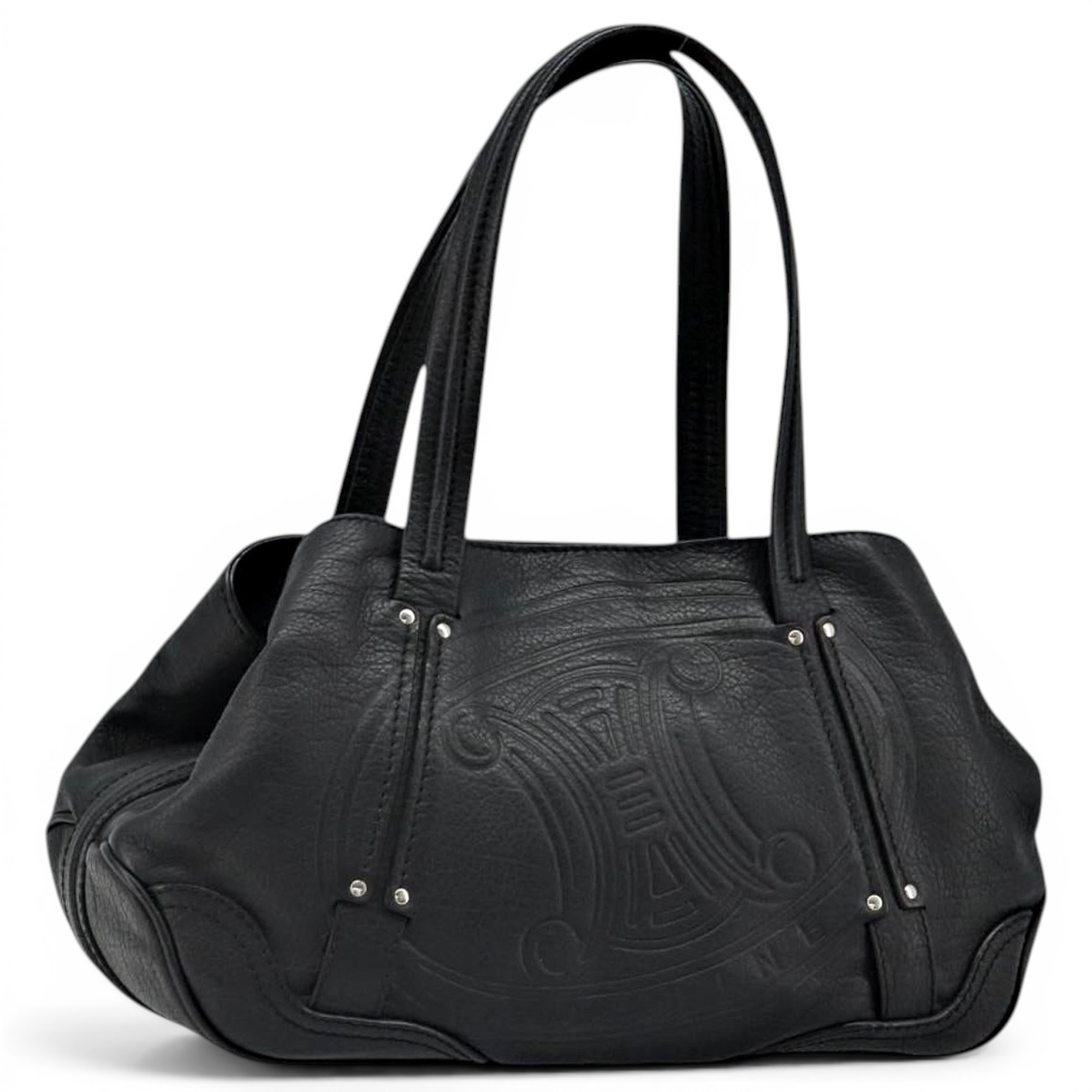 Triomphe leather handbag