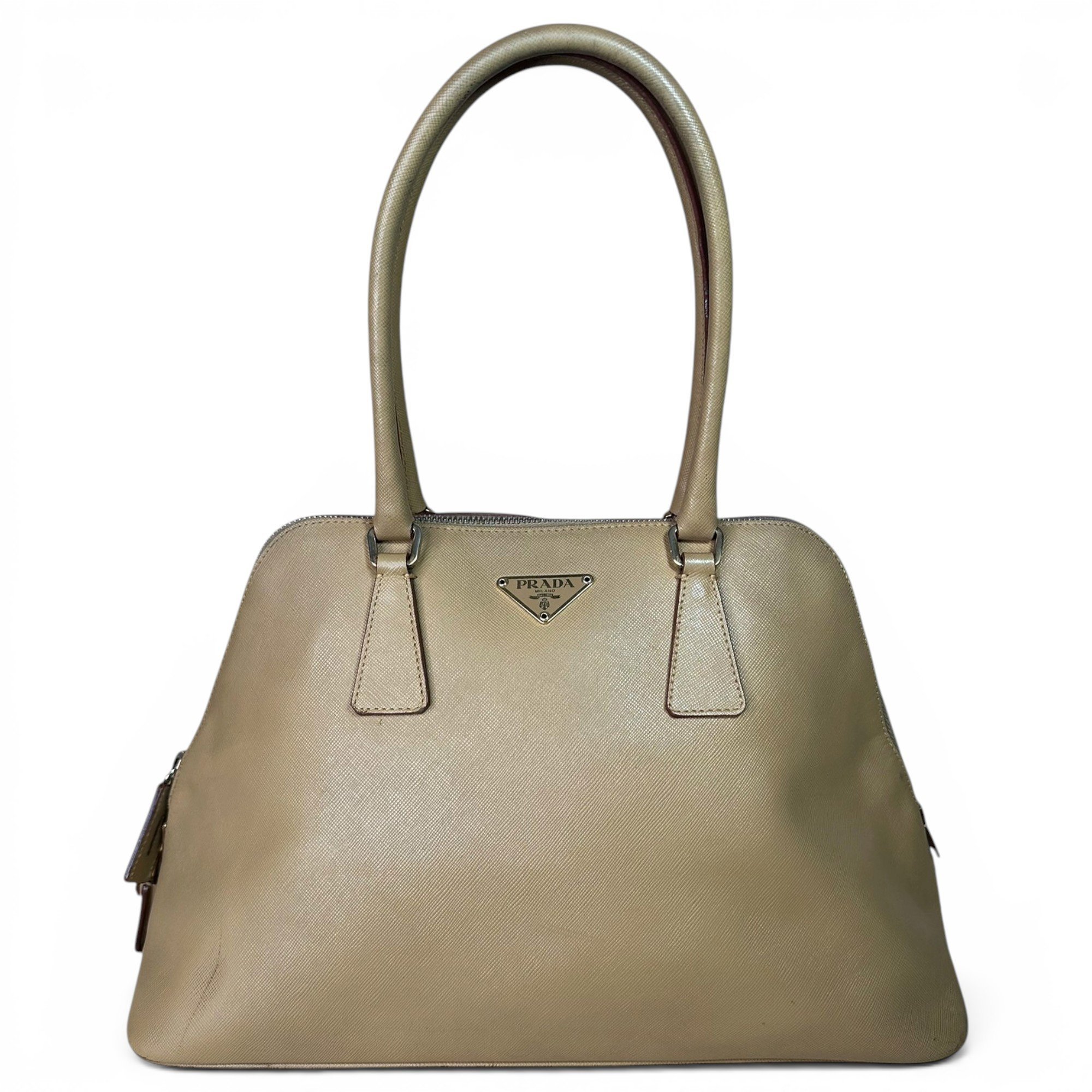 Promenade leather handbag