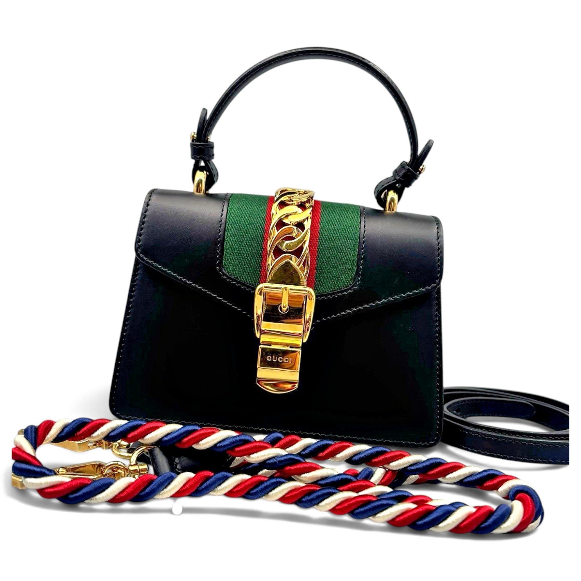 Sylvie Top Handle leather handbag