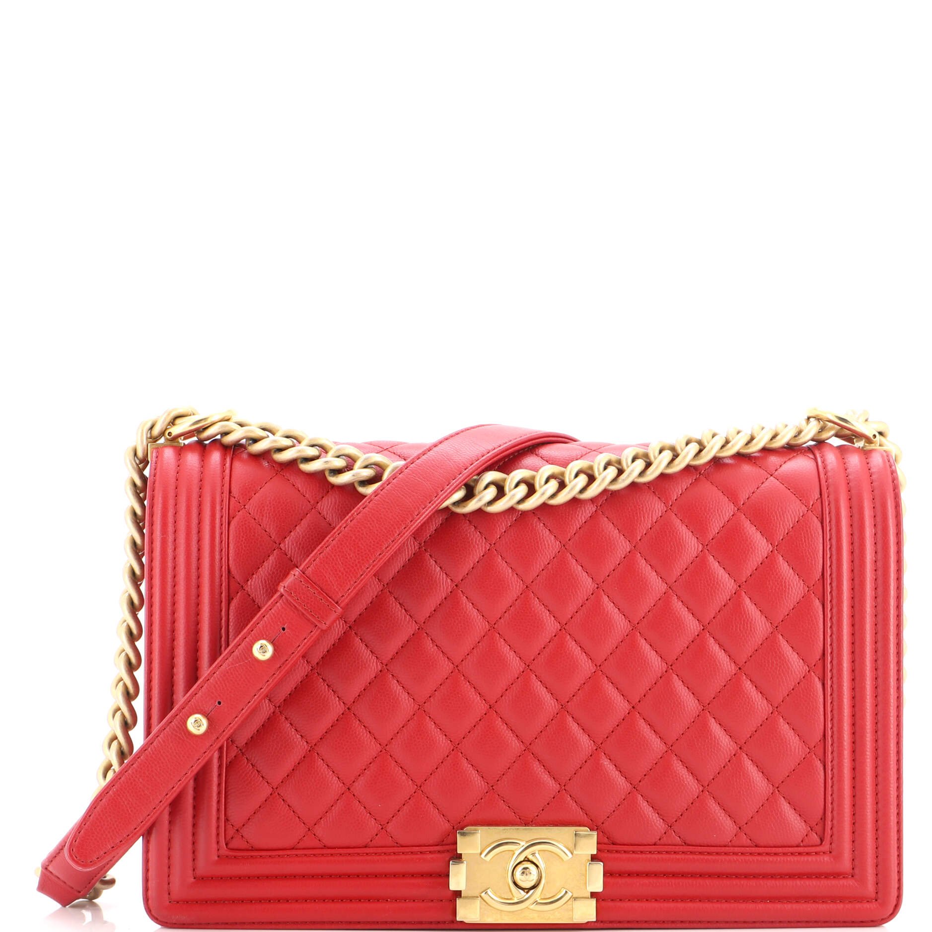 Boy Flap Bag Quilted Calfskin New Medium
