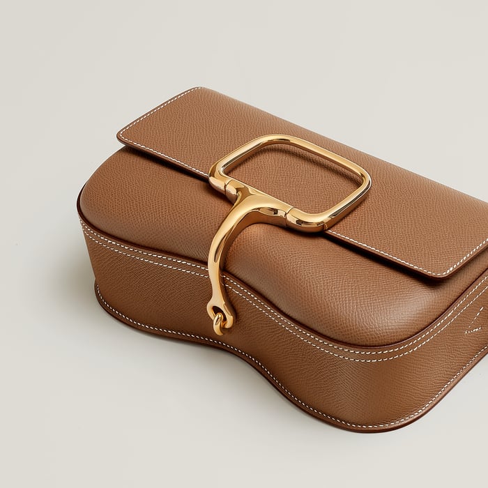Gold Hermès Della Cavalleria Elan Bag