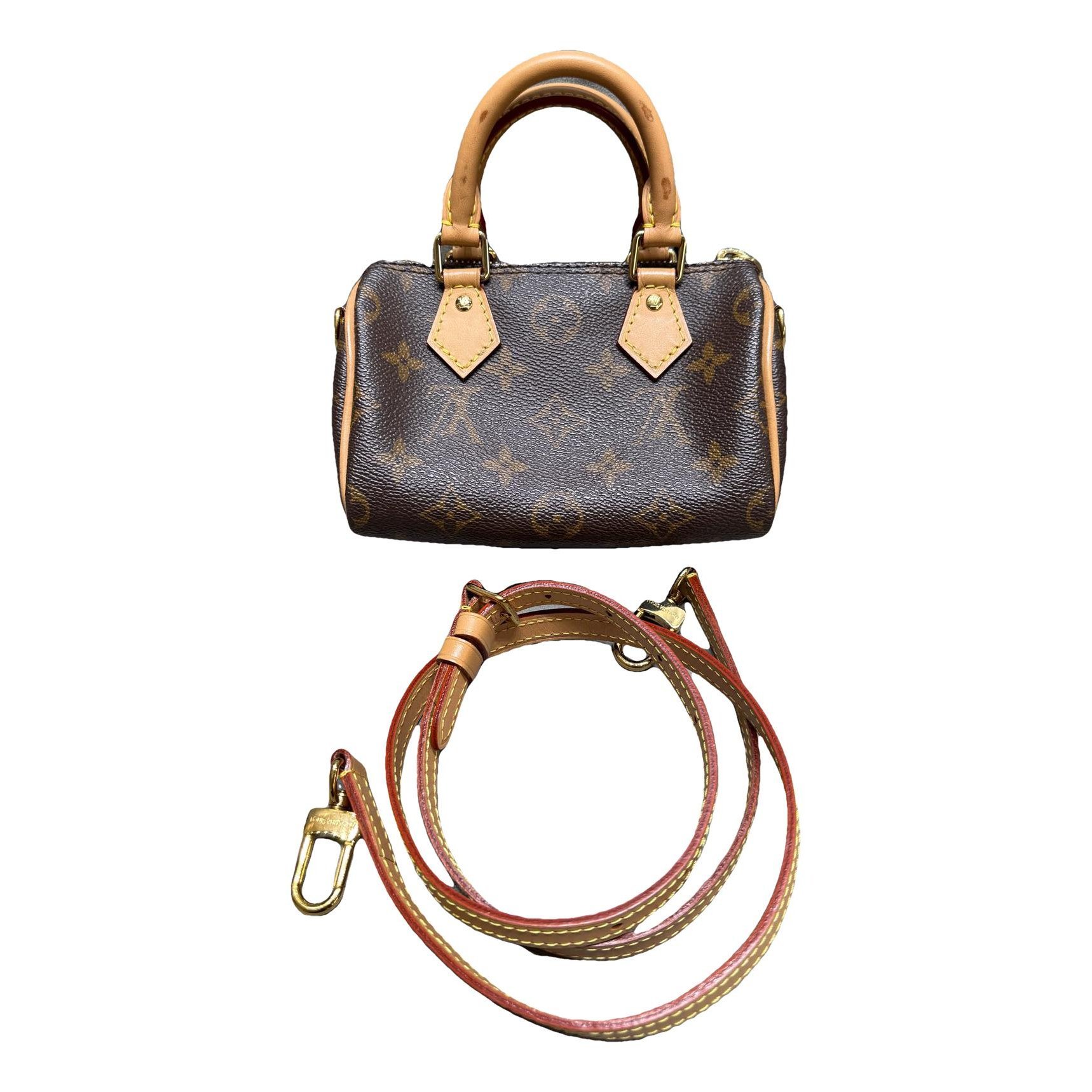 Nano Speedy / Mini HL leather handbag