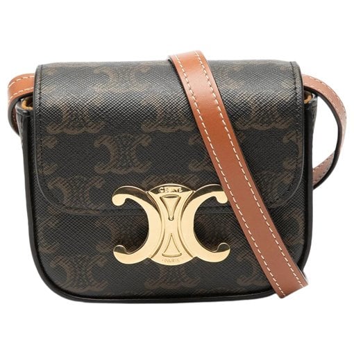 Triomphe cloth crossbody bag