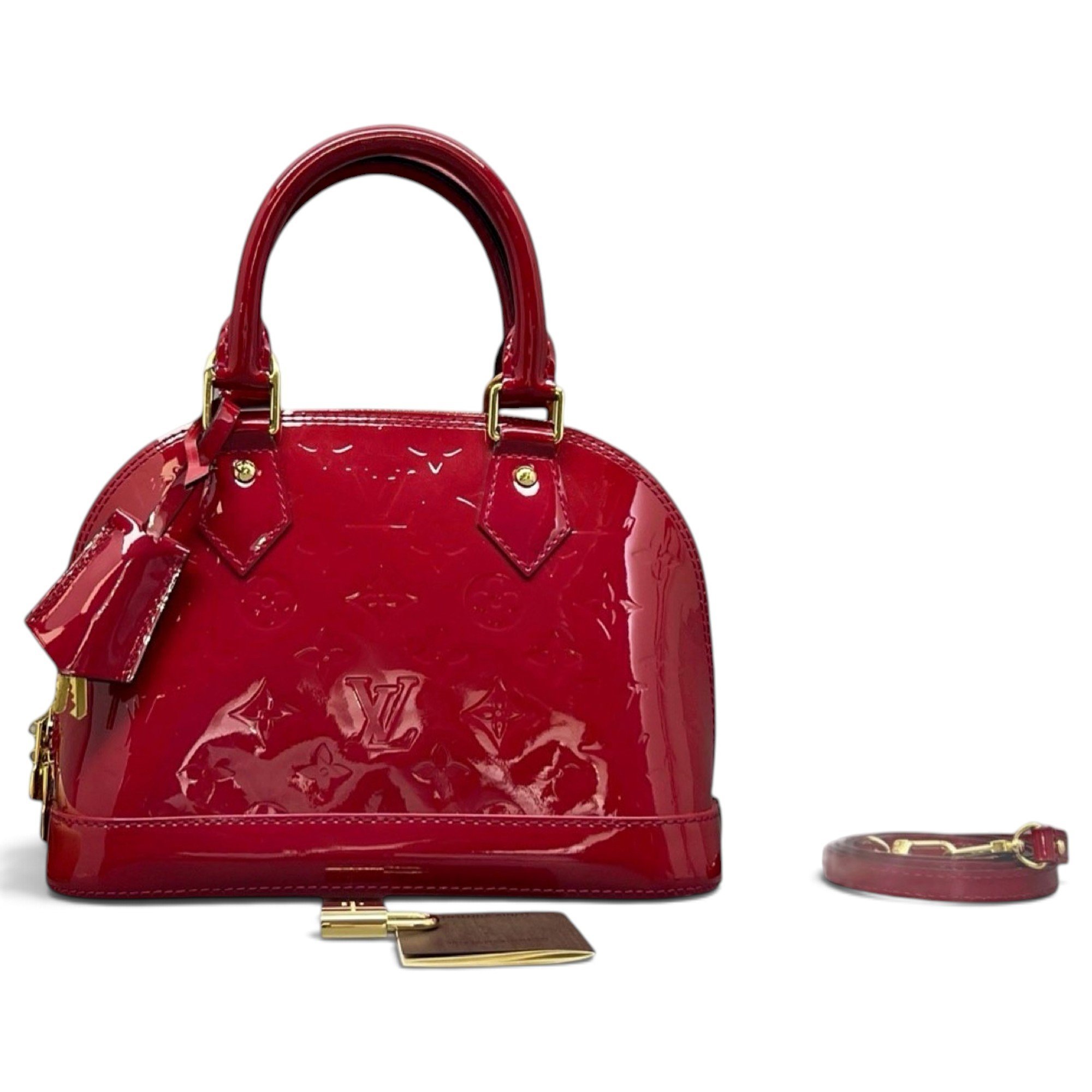 Alma BB patent leather handbag
