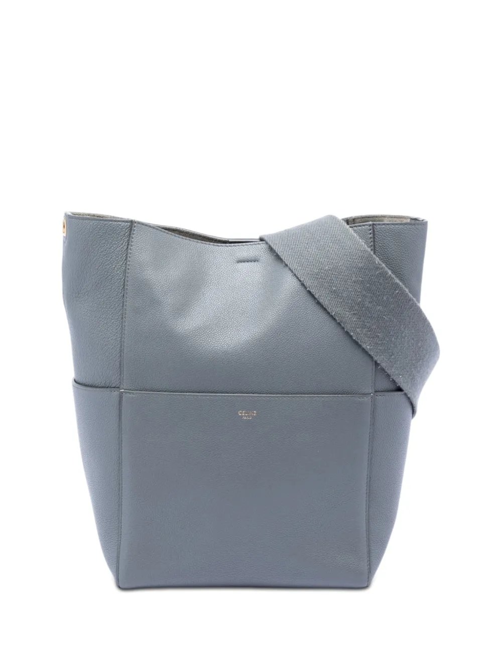 2018 Medium Leather Seau Sangle bucket bag