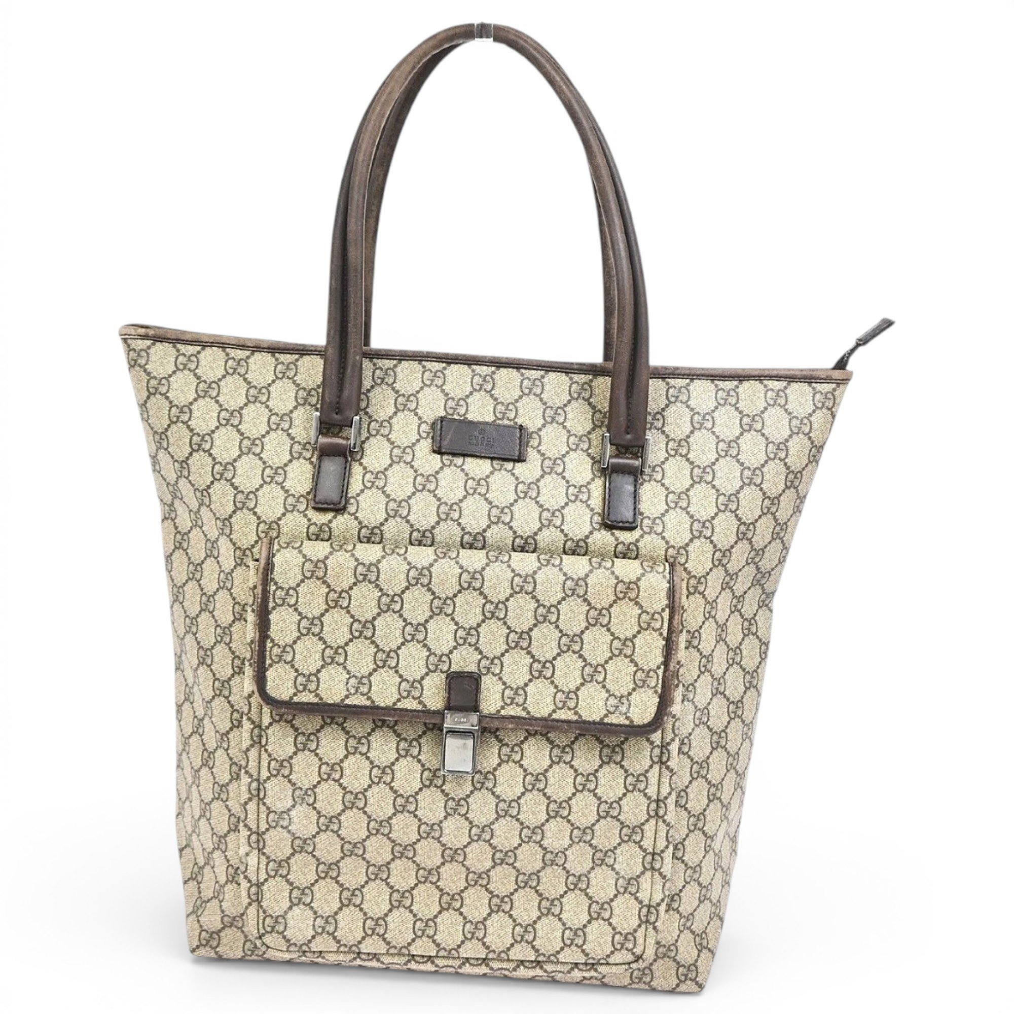 Leather tote