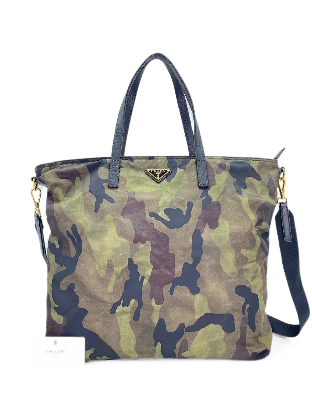 2010s camouflage-print tote bag
