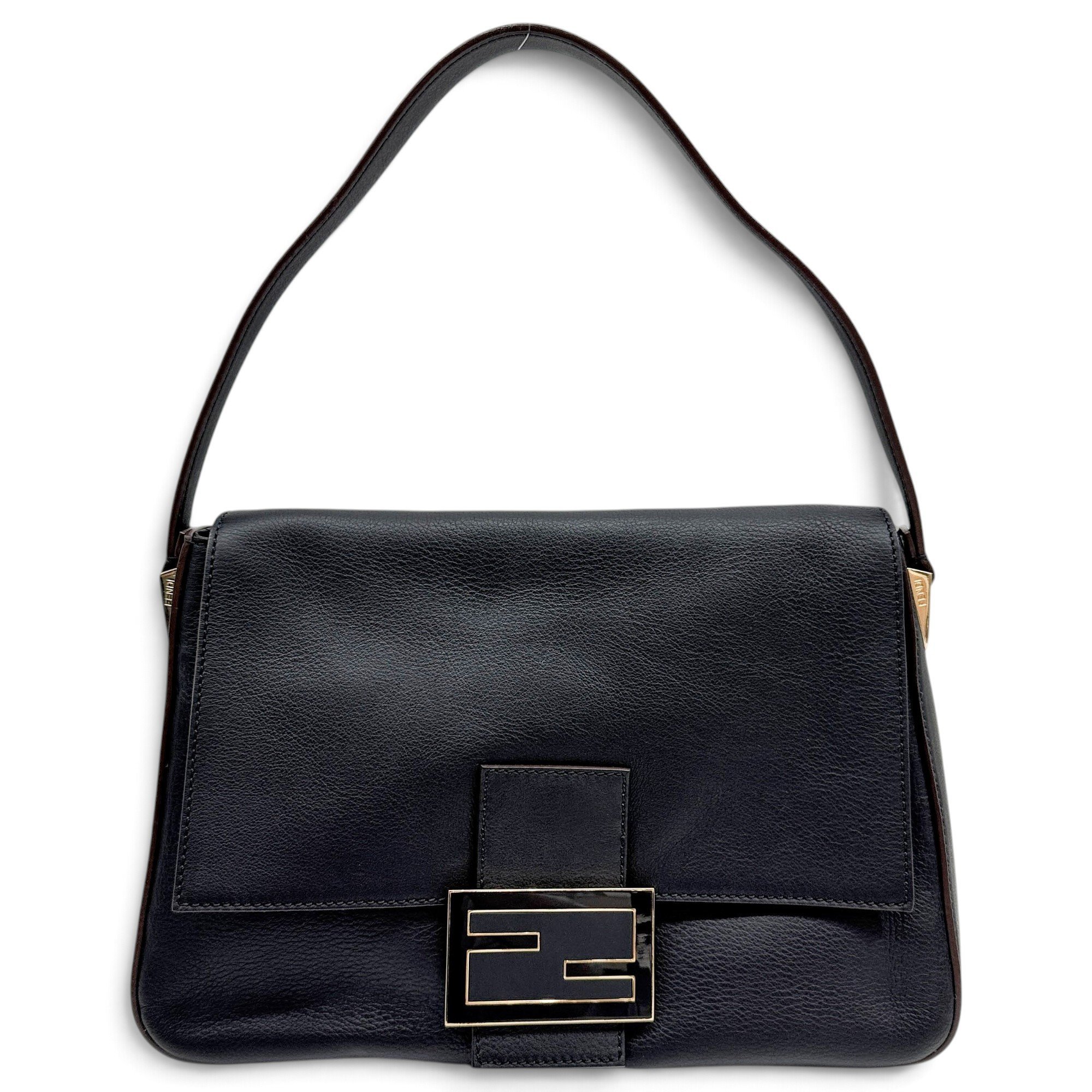 Fendi Mamma Baguette leather handbag