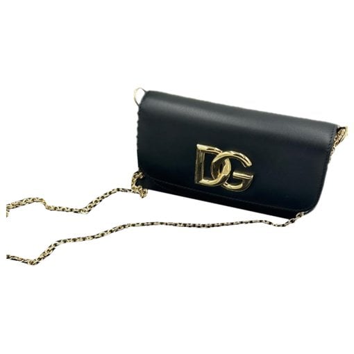 Dolce & Gabbana DG Girls leather clutch bag