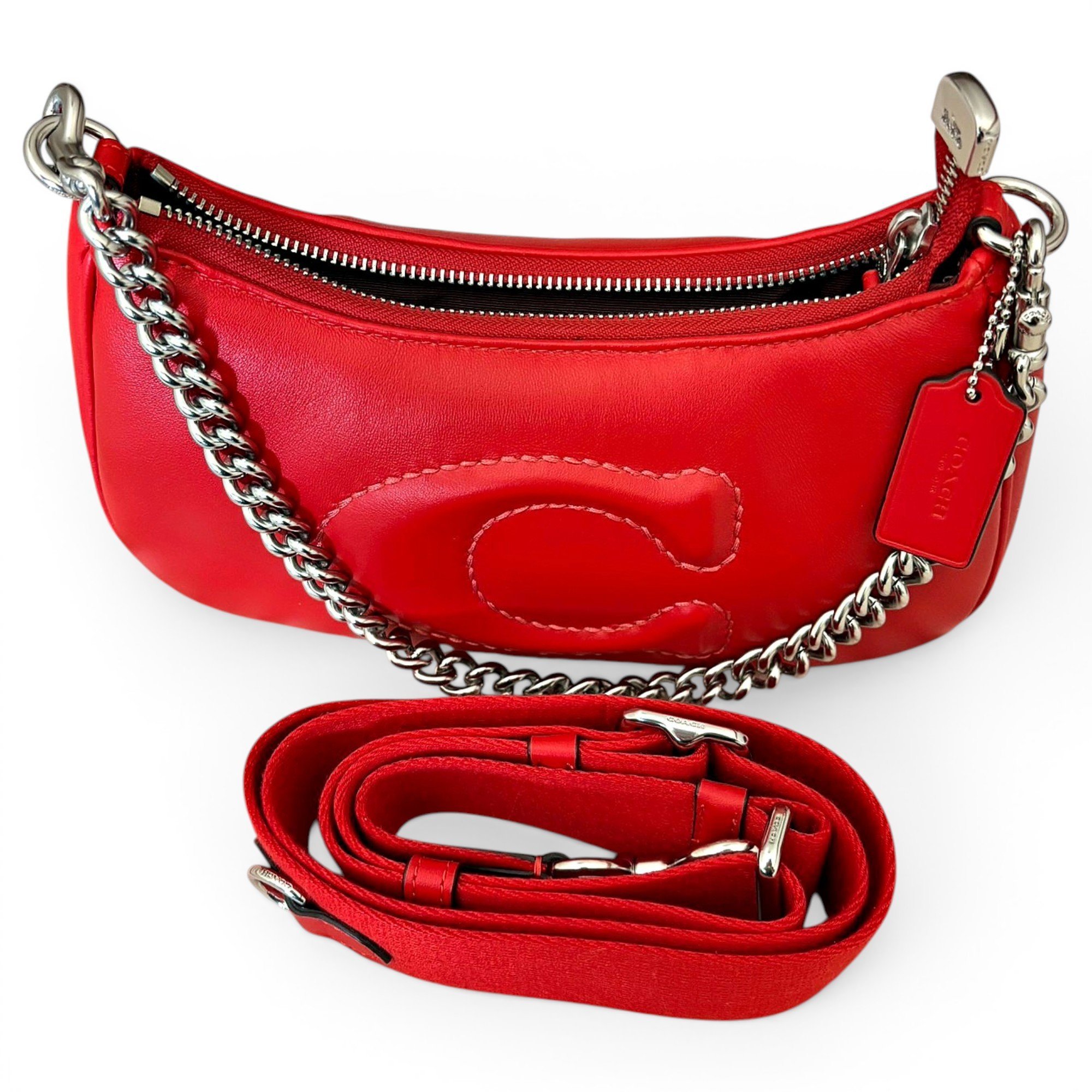 Leather crossbody bag