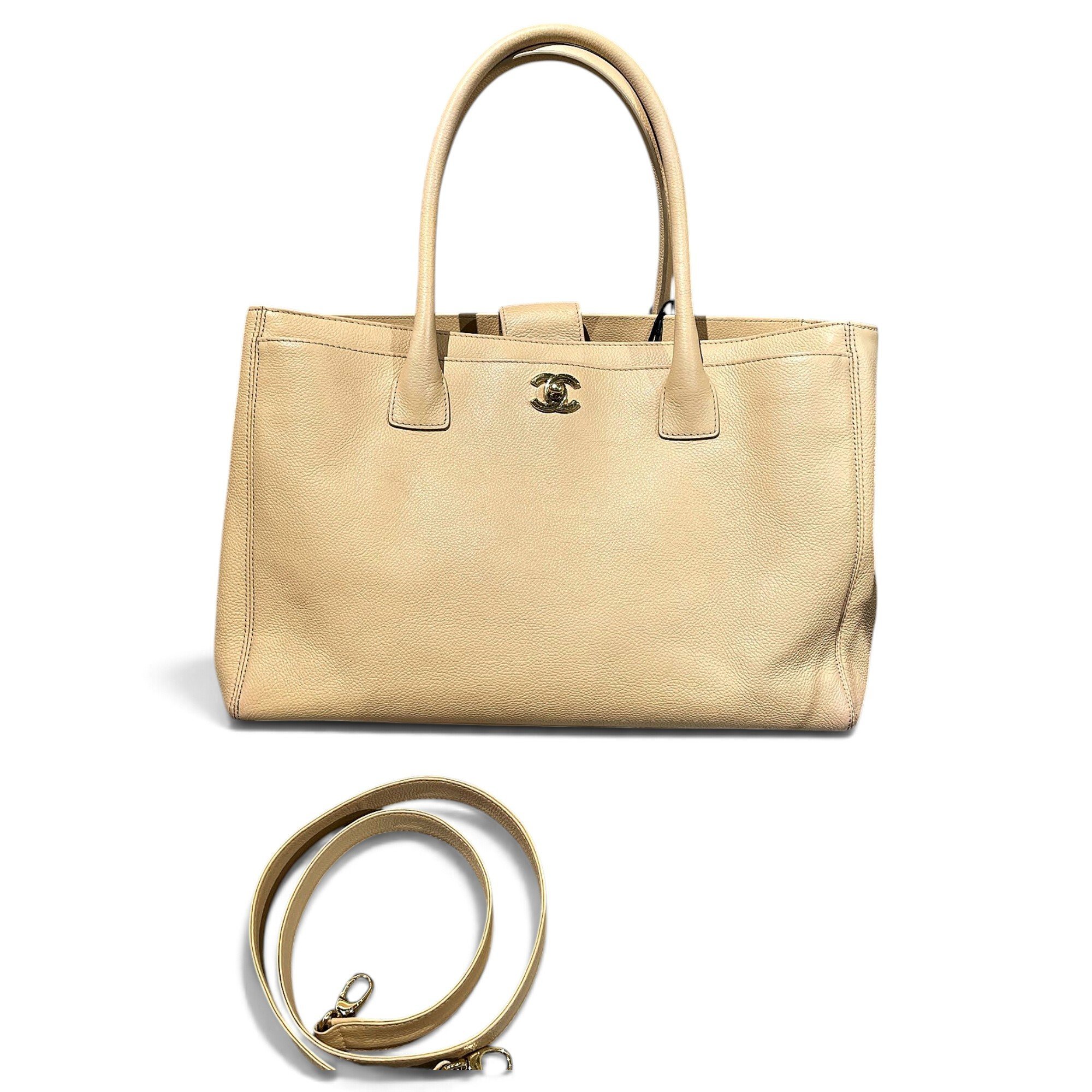 Executive leather tote
