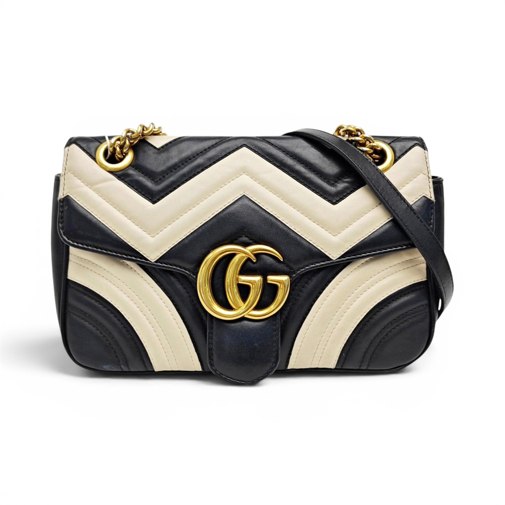 GG Marmont Flap leather handbag