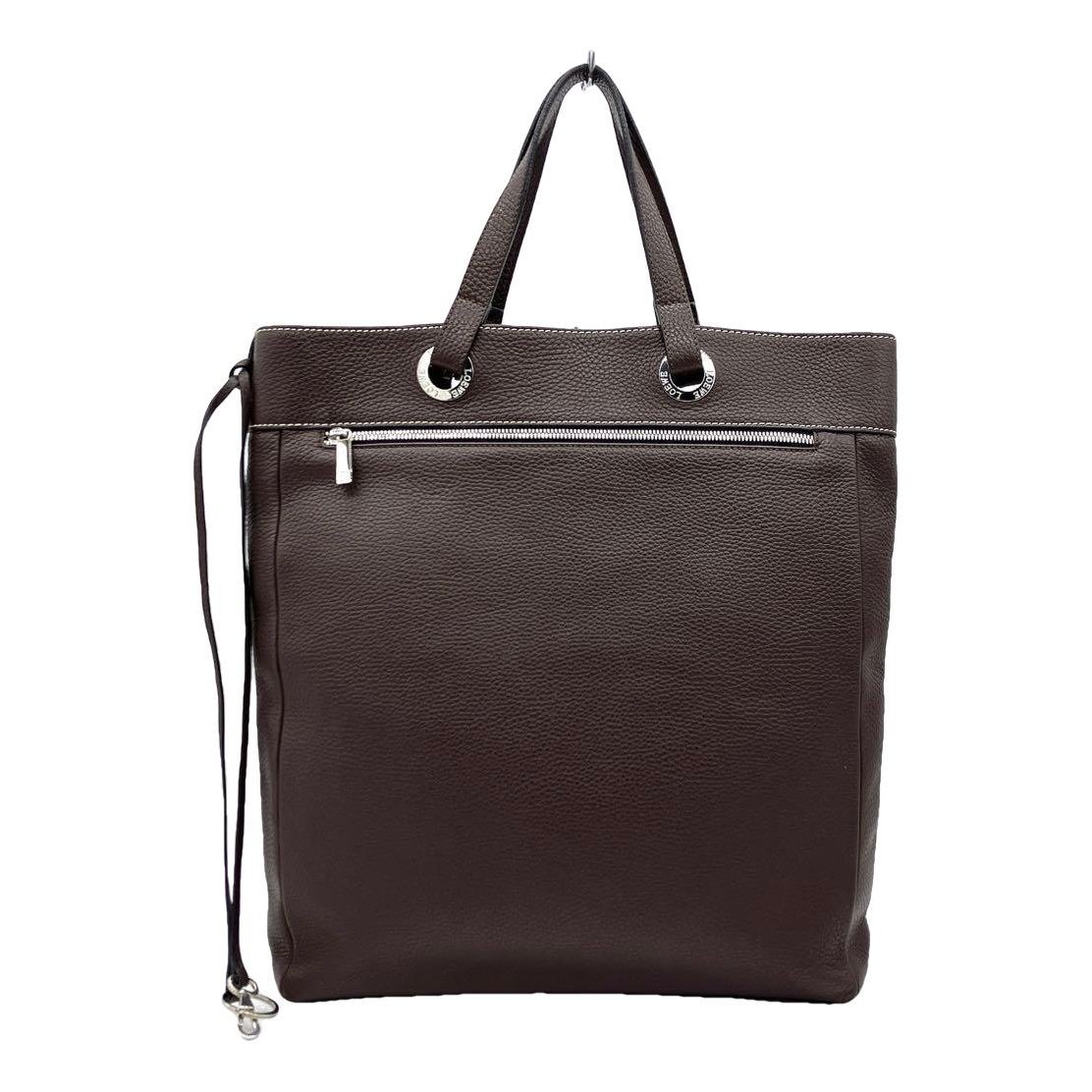 Leather tote