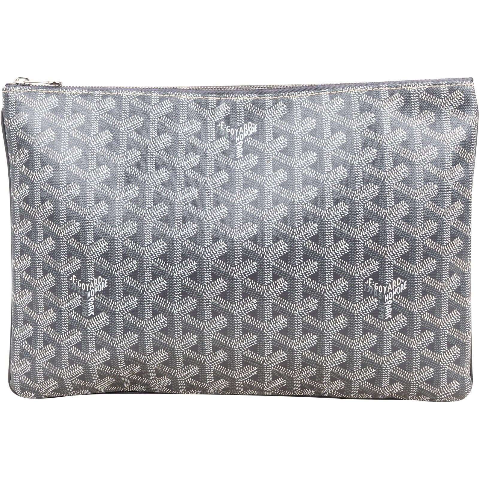 Sénat leather clutch bag