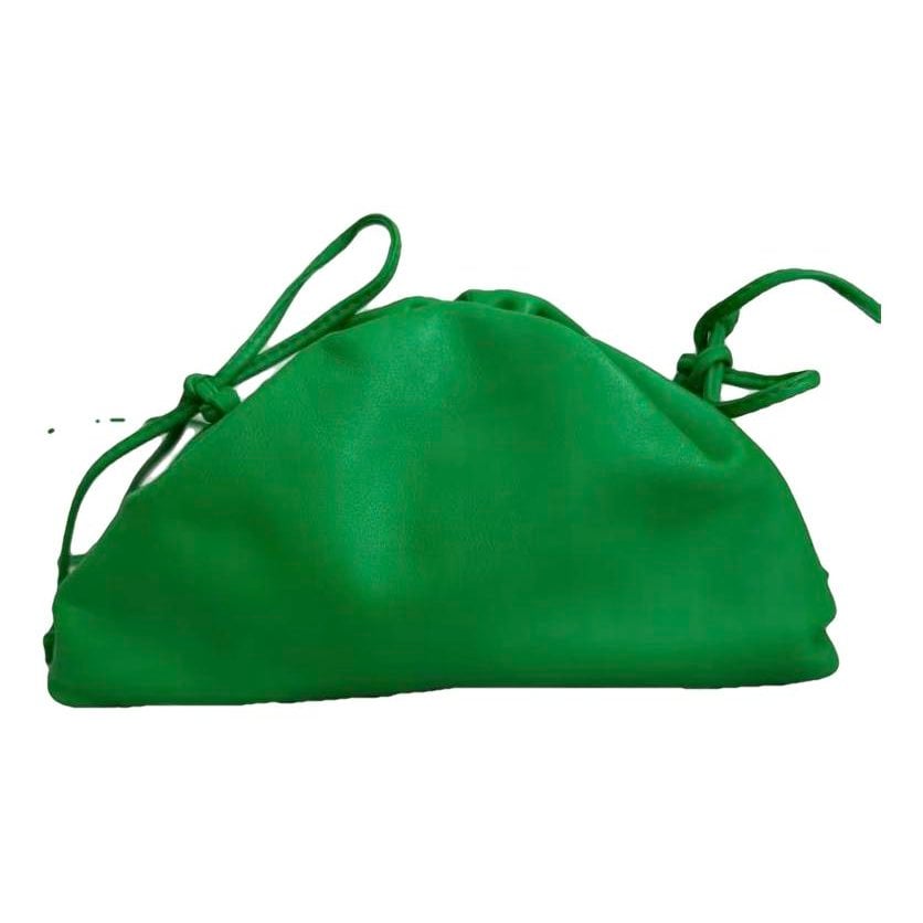 Pouch leather handbag