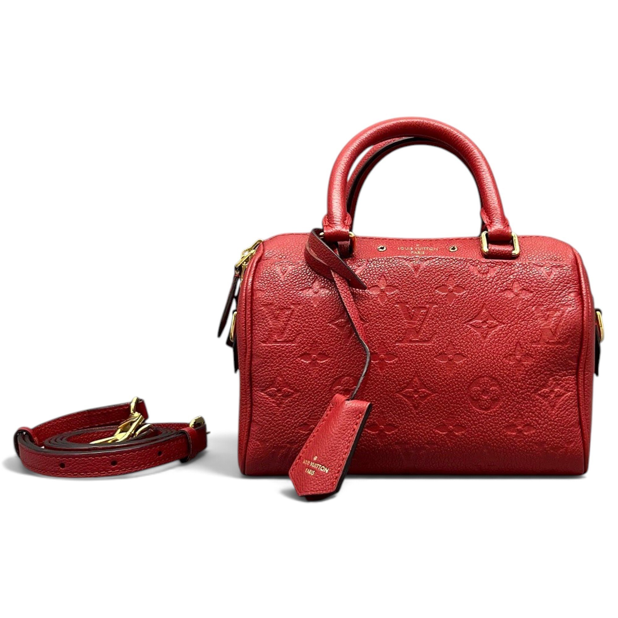 Louis Vuitton Speedy leather handbag