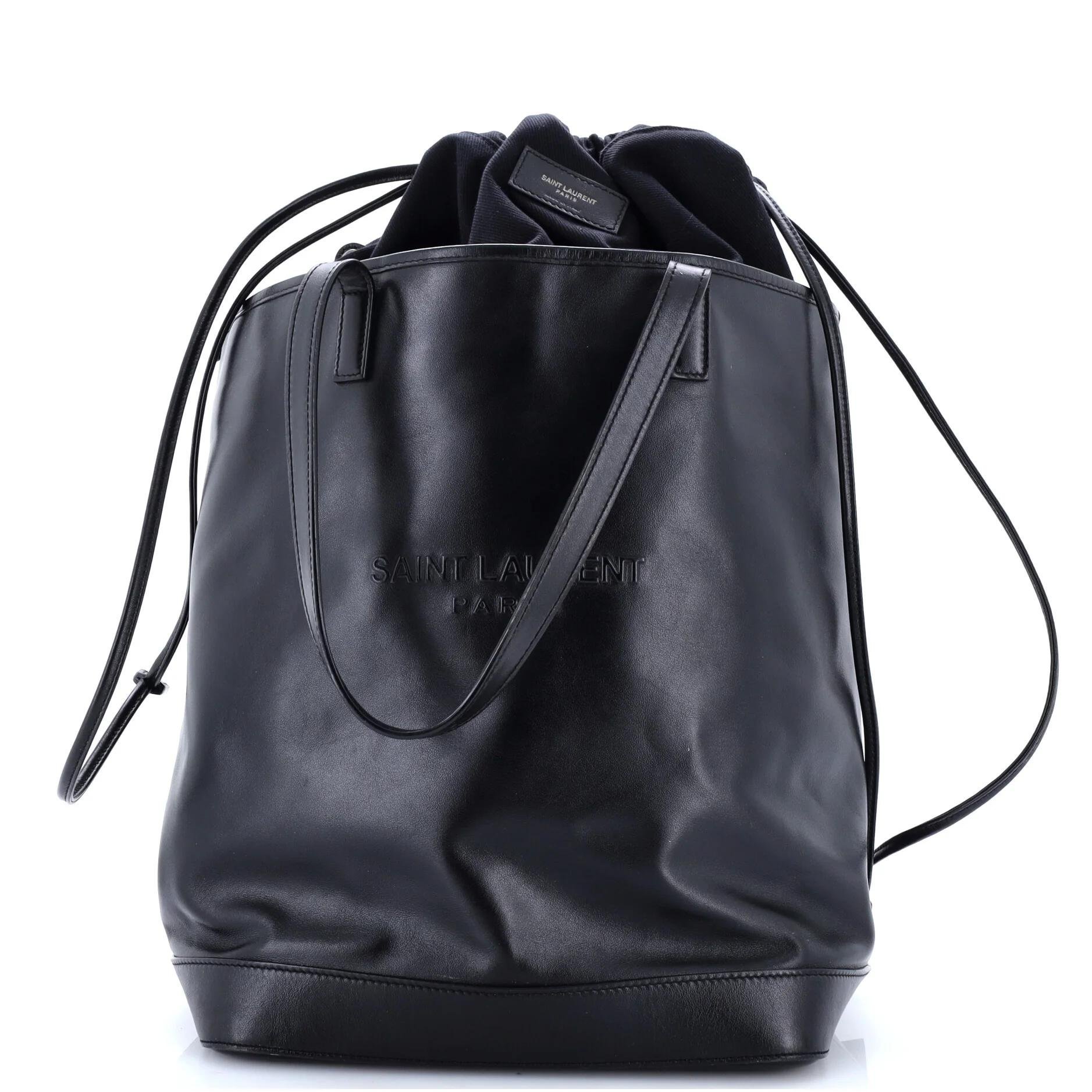 Leather tote