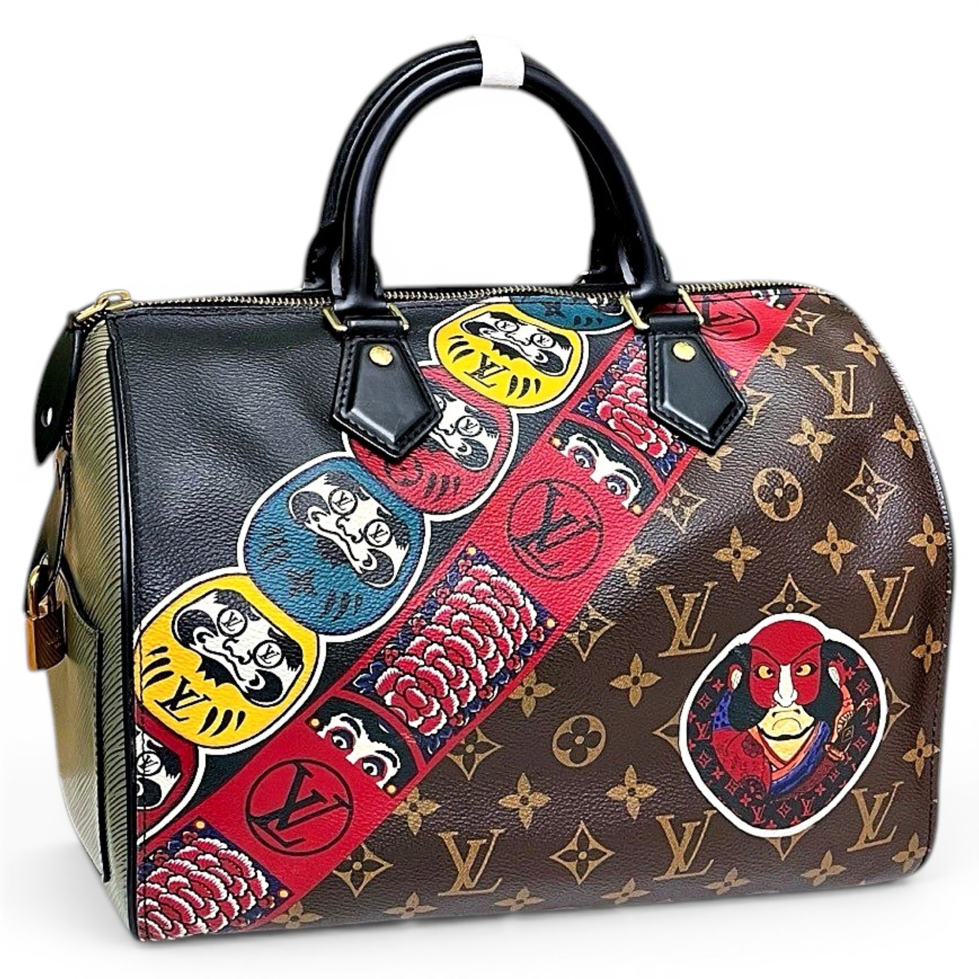 Speedy leather handbag