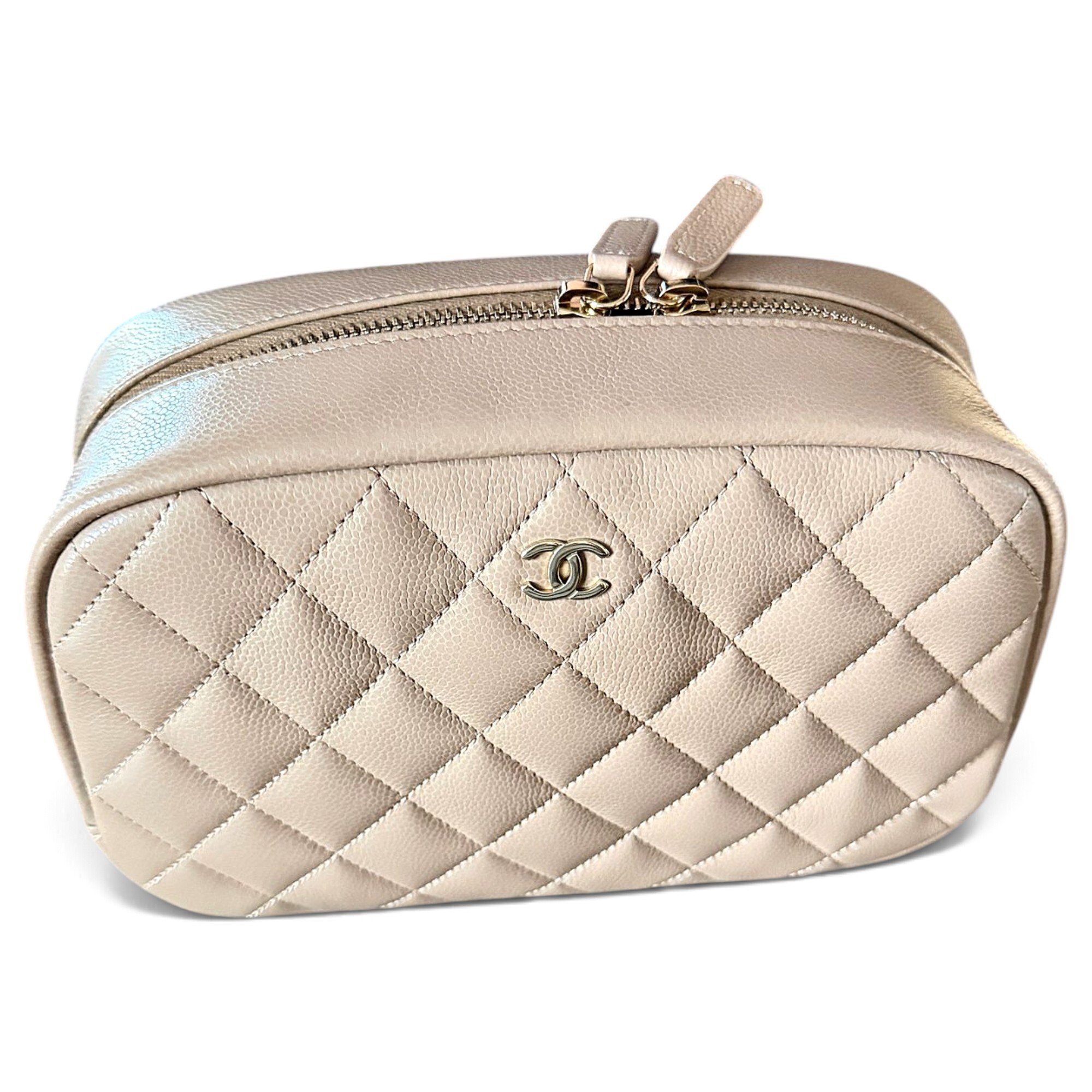 Vanity leather handbag