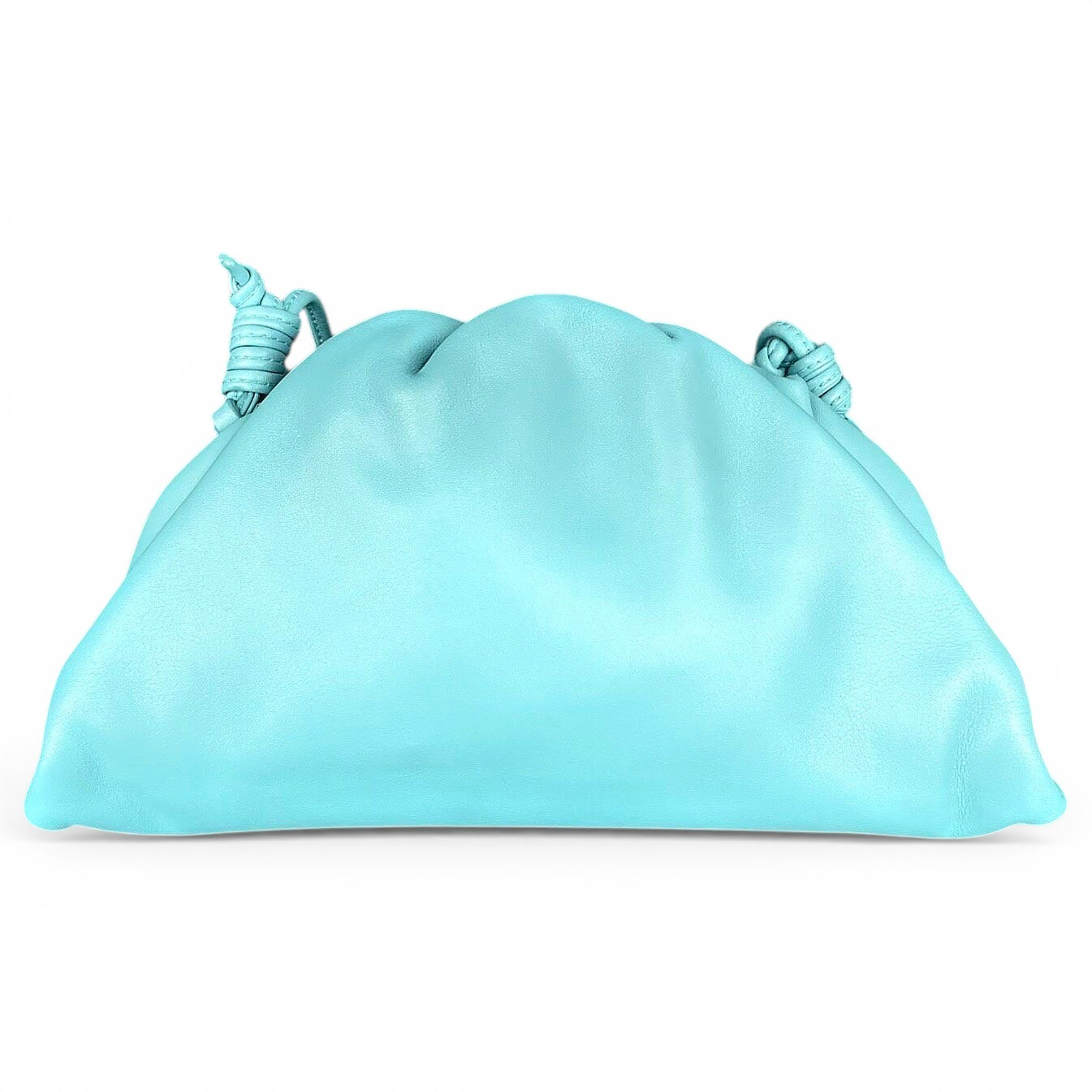 Pouch leather handbag