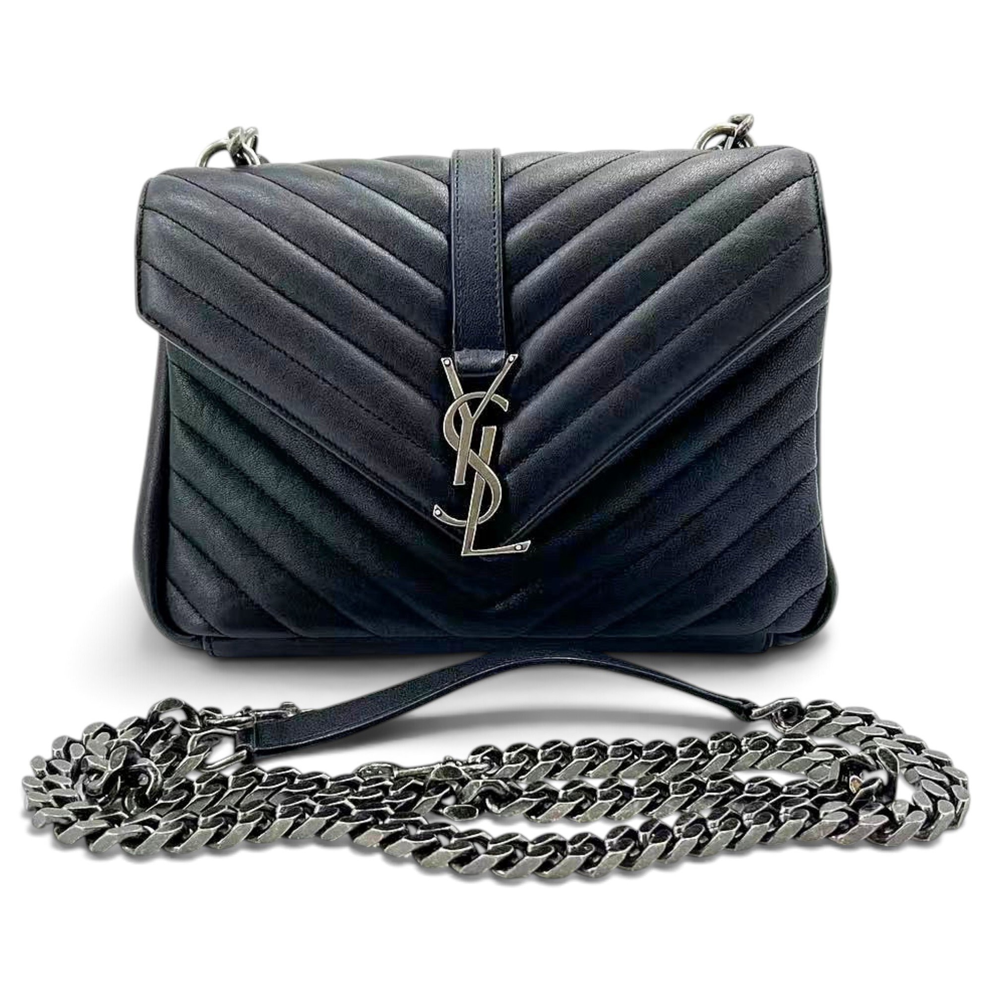 Collége monogramme leather handbag