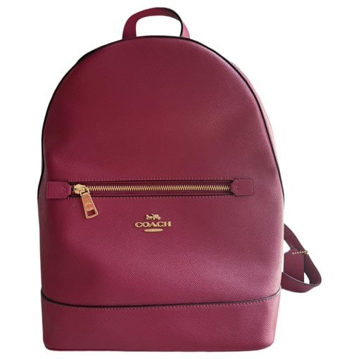 Campus leather backpack