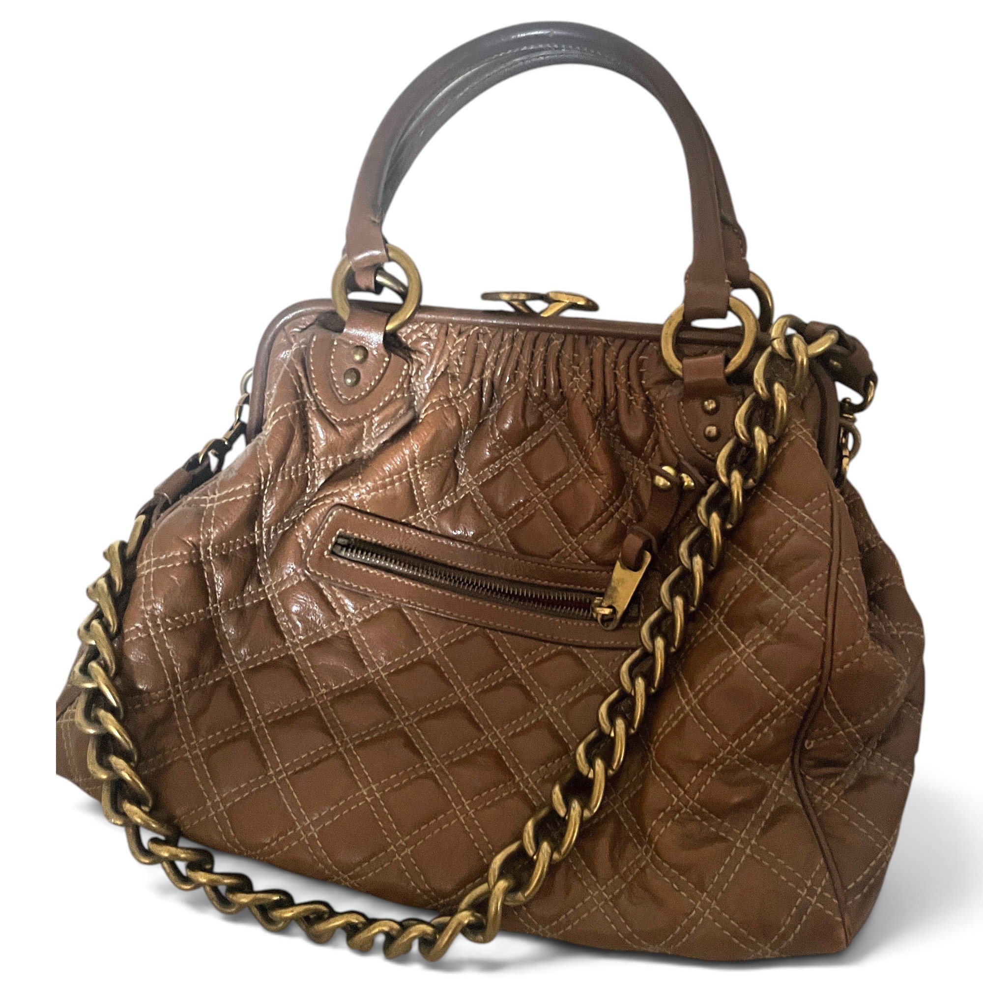 Stam leather handbag
