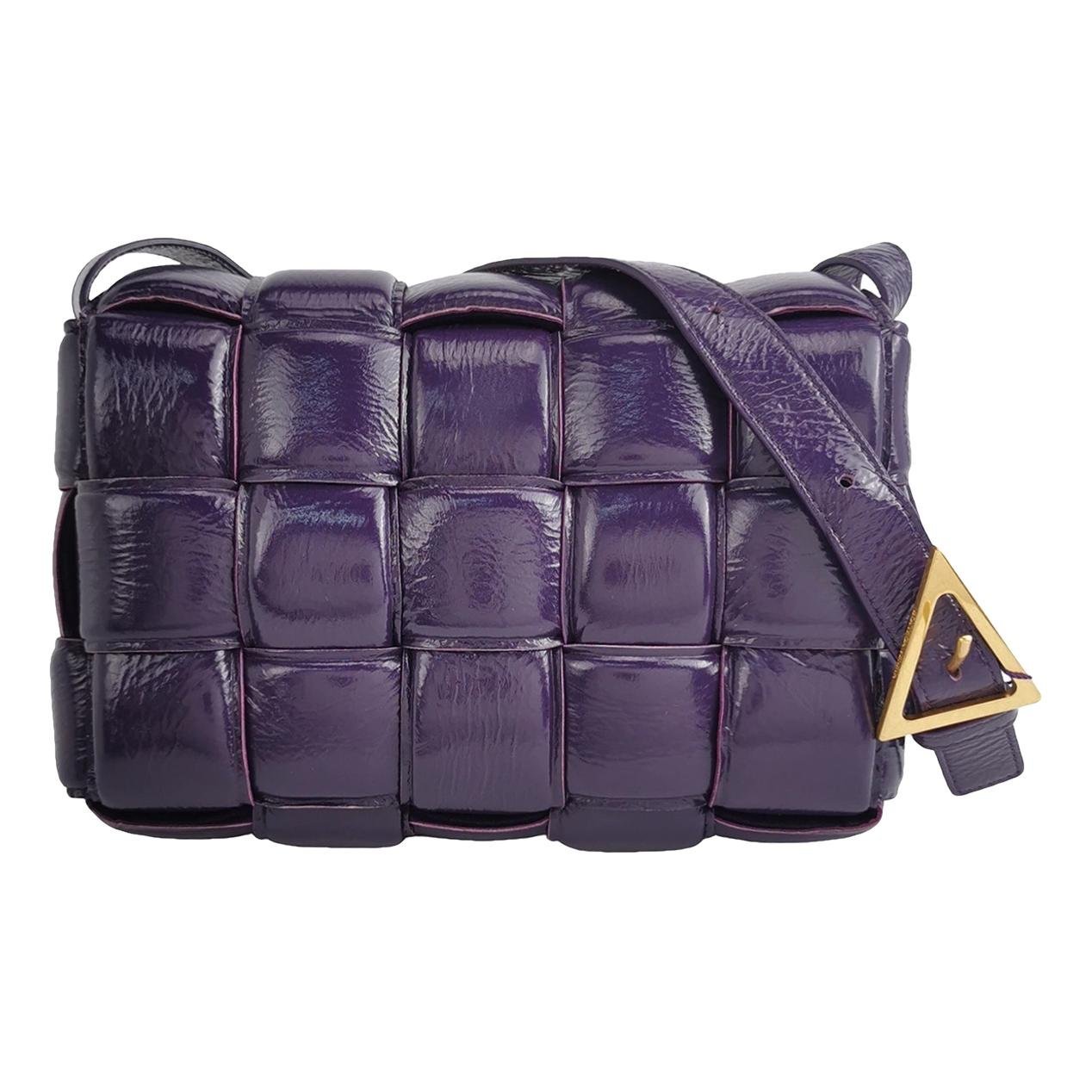 Cassette leather handbag