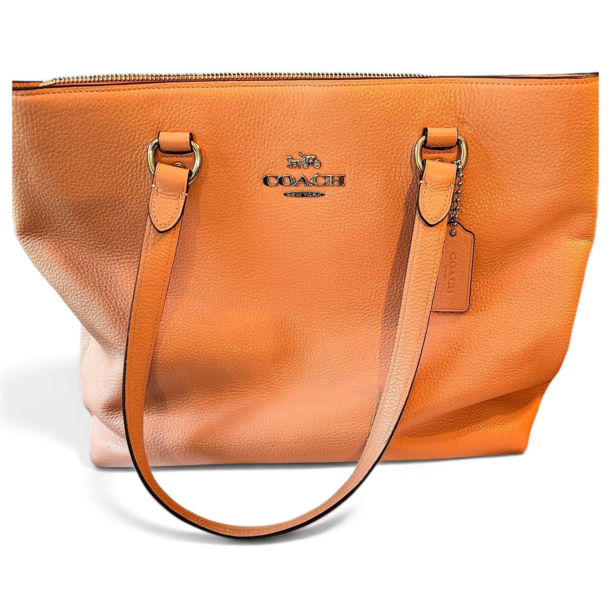 Leather tote