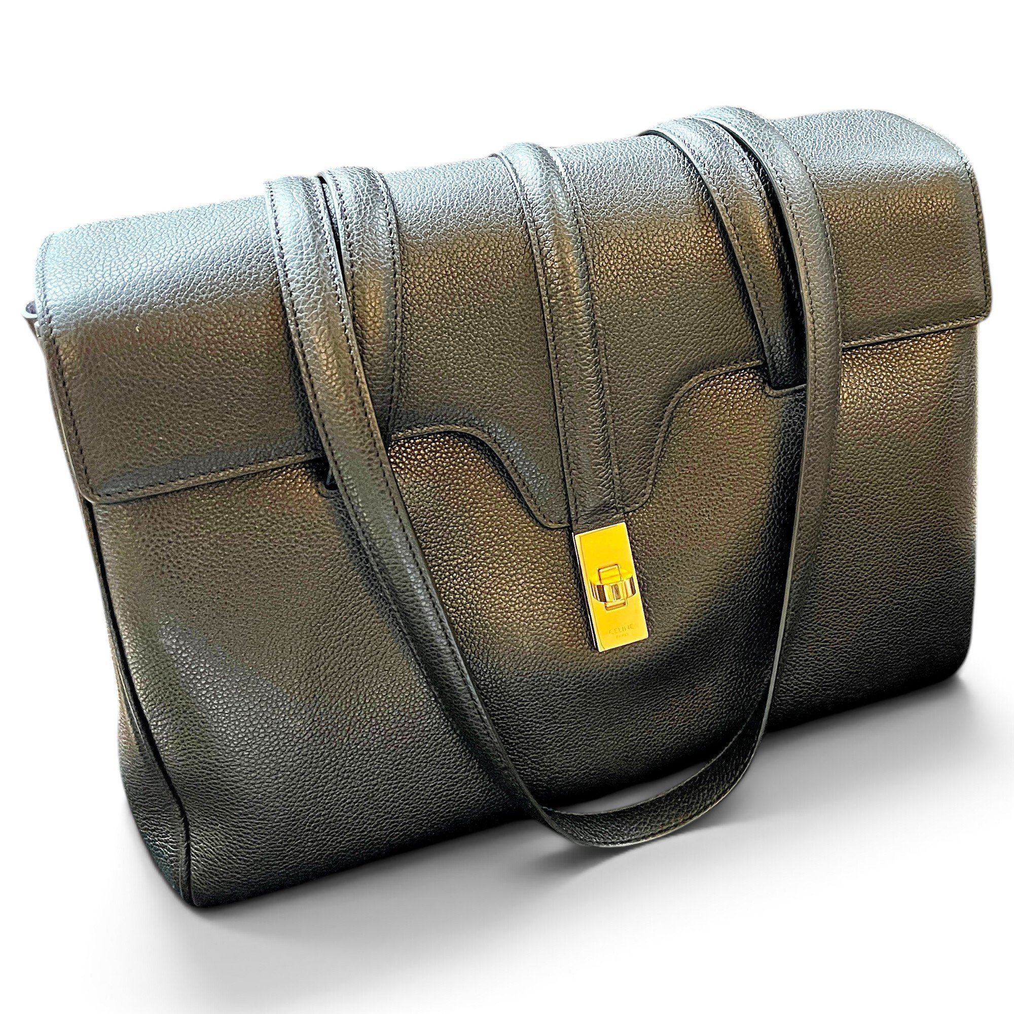 Leather handbag