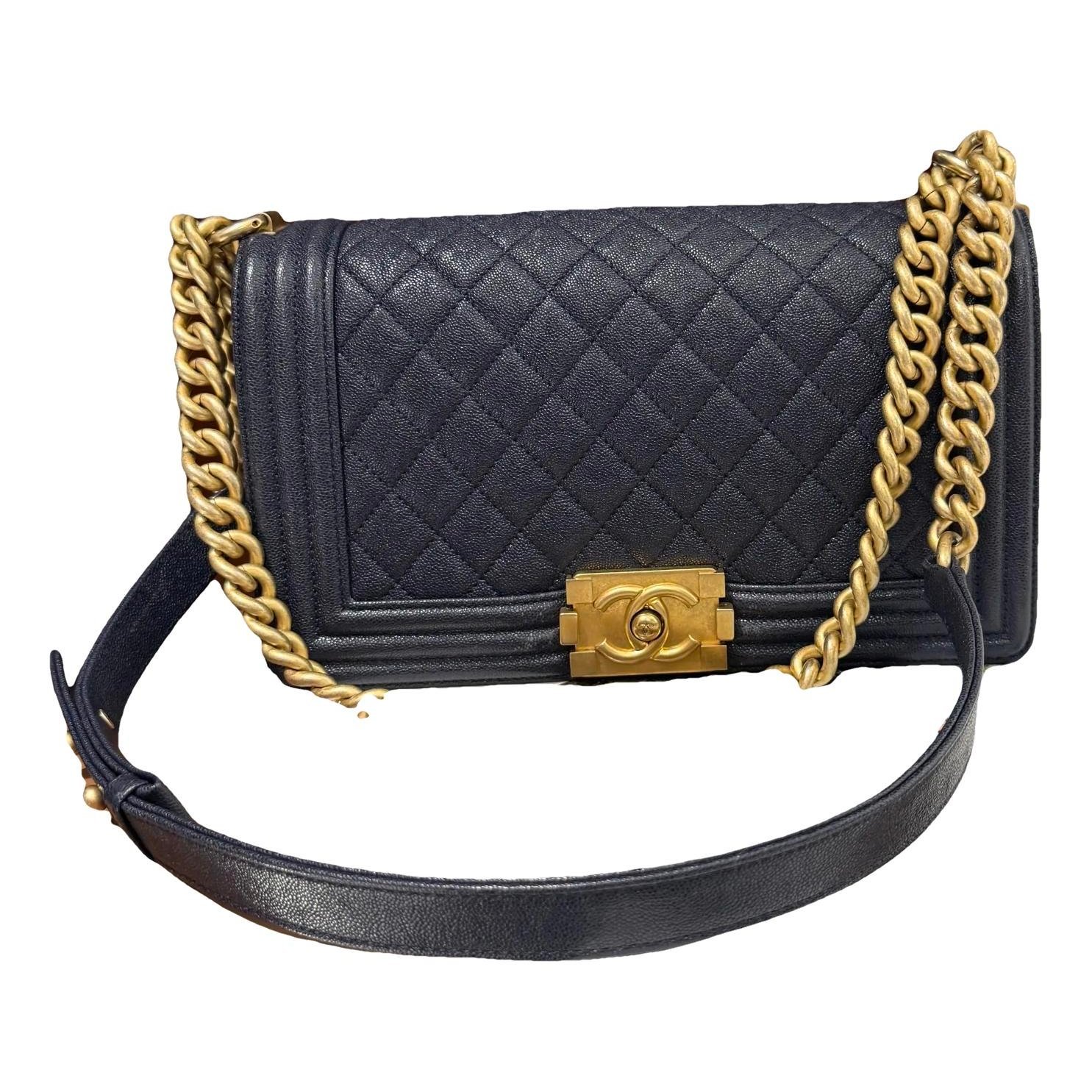 Boy leather crossbody bag