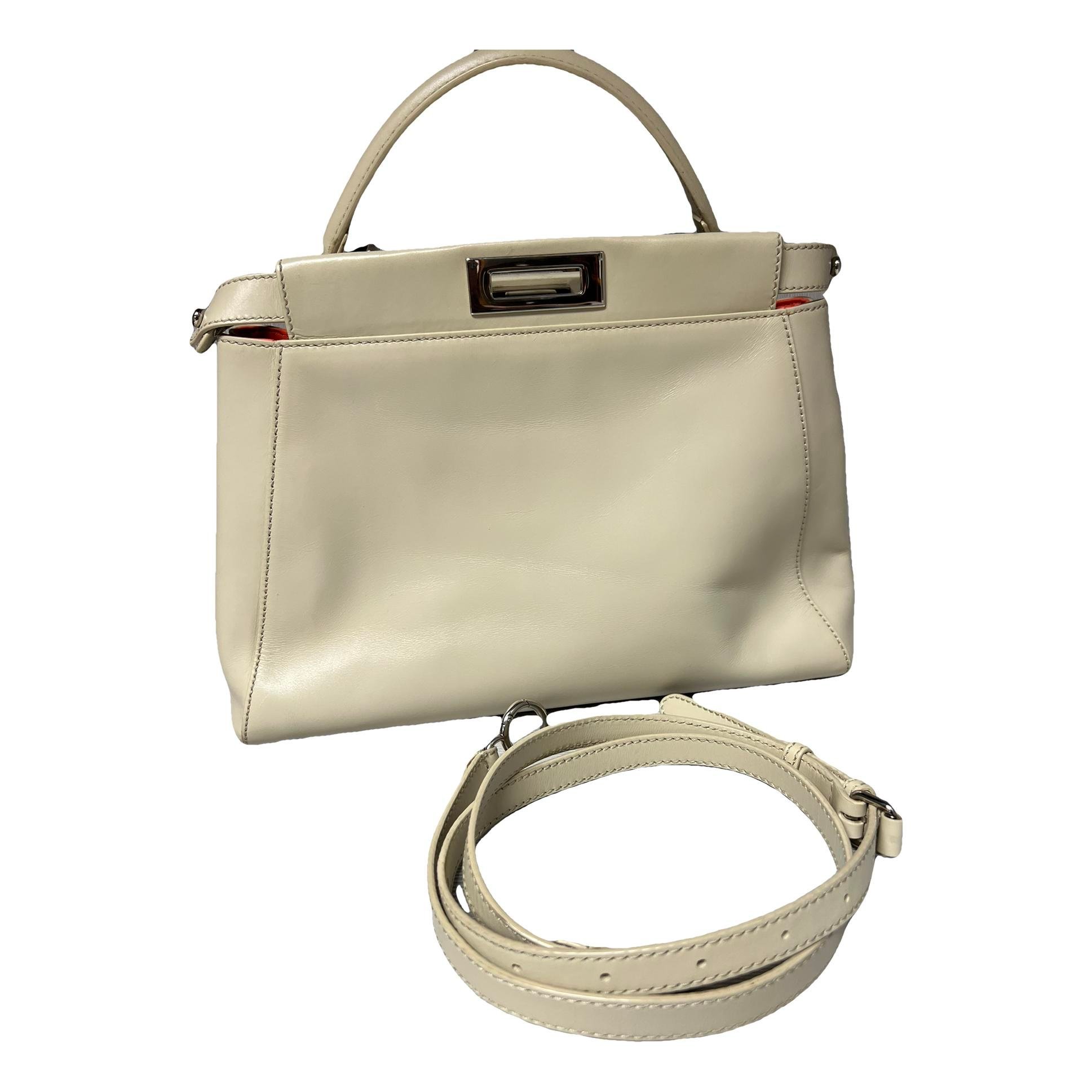 Peekaboo leather handbag