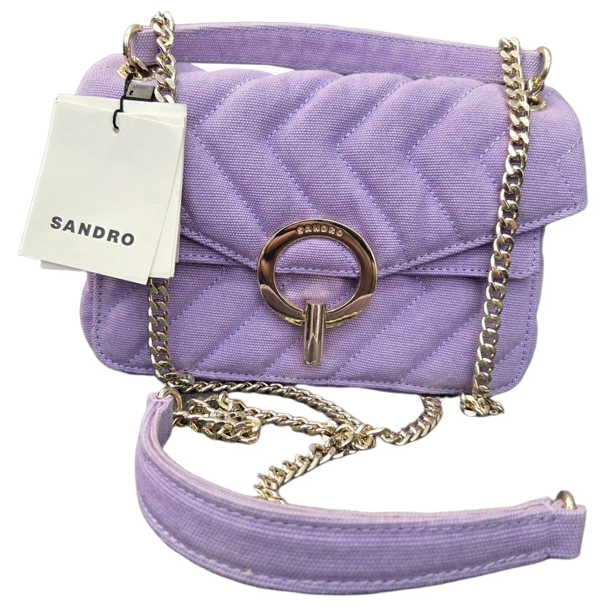 Sandro Yza cloth handbag
