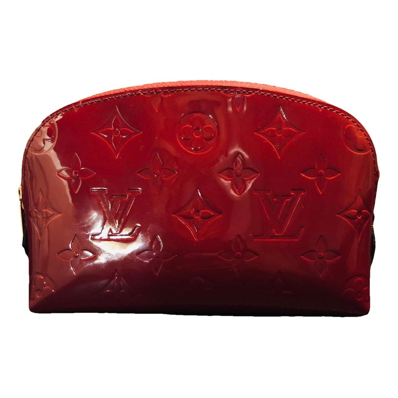 Ana patent leather clutch bag