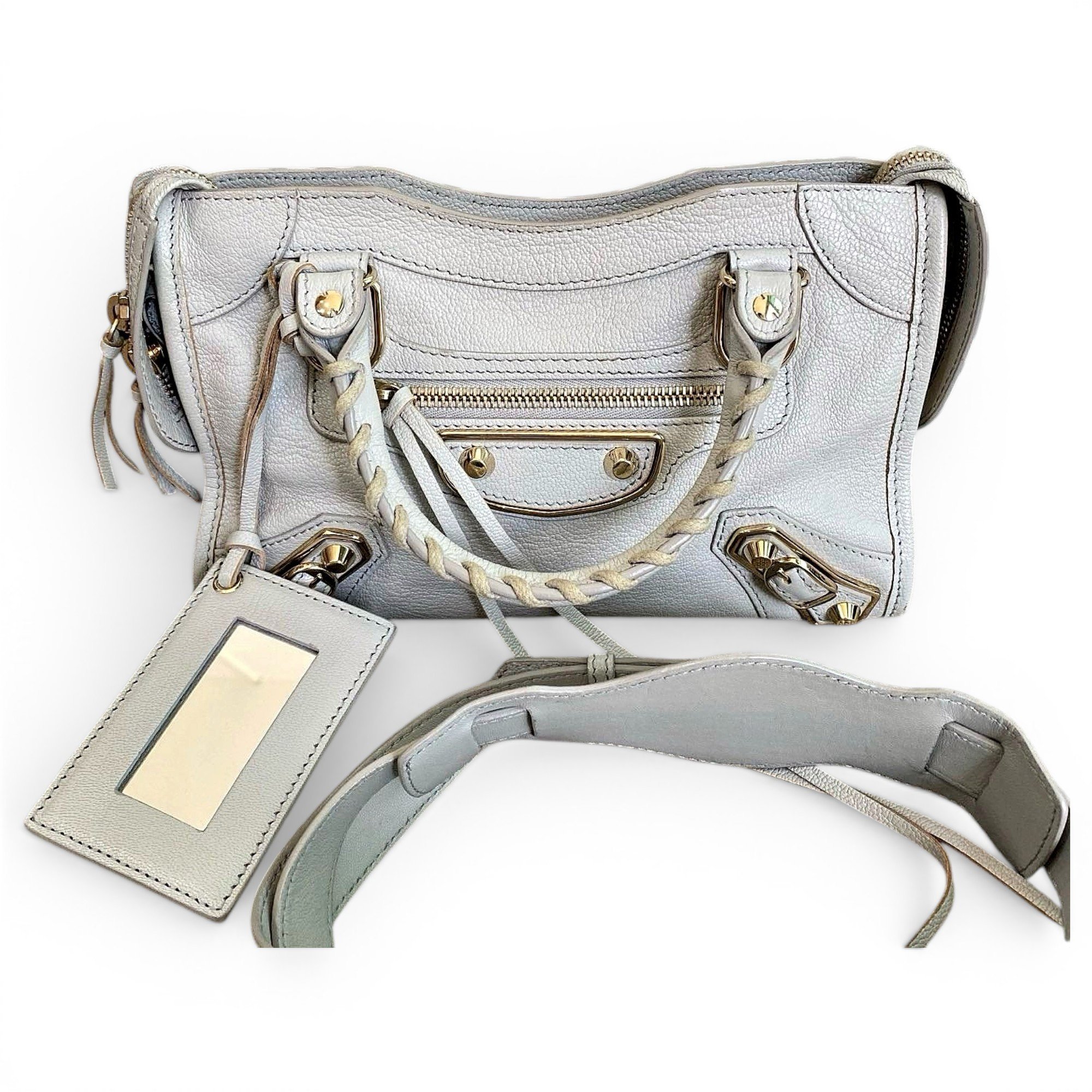 Leather handbag