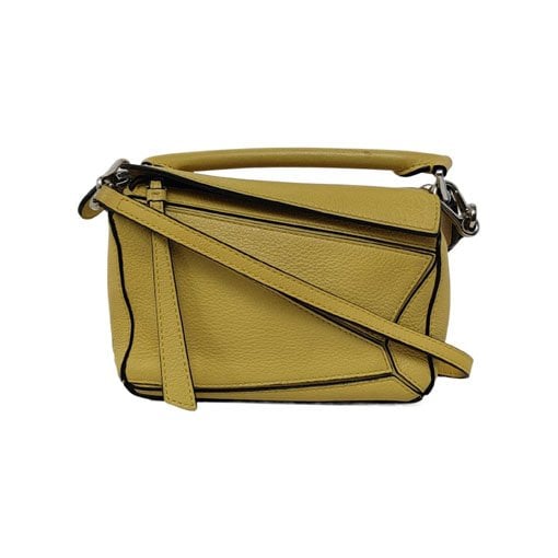 Puzzle leather mini bag