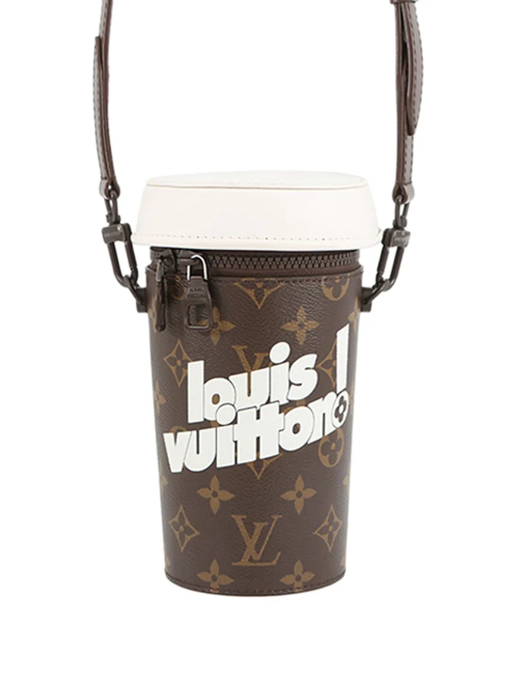 2021-2022 Monogram Coffee Cup Pouch crossbody bag