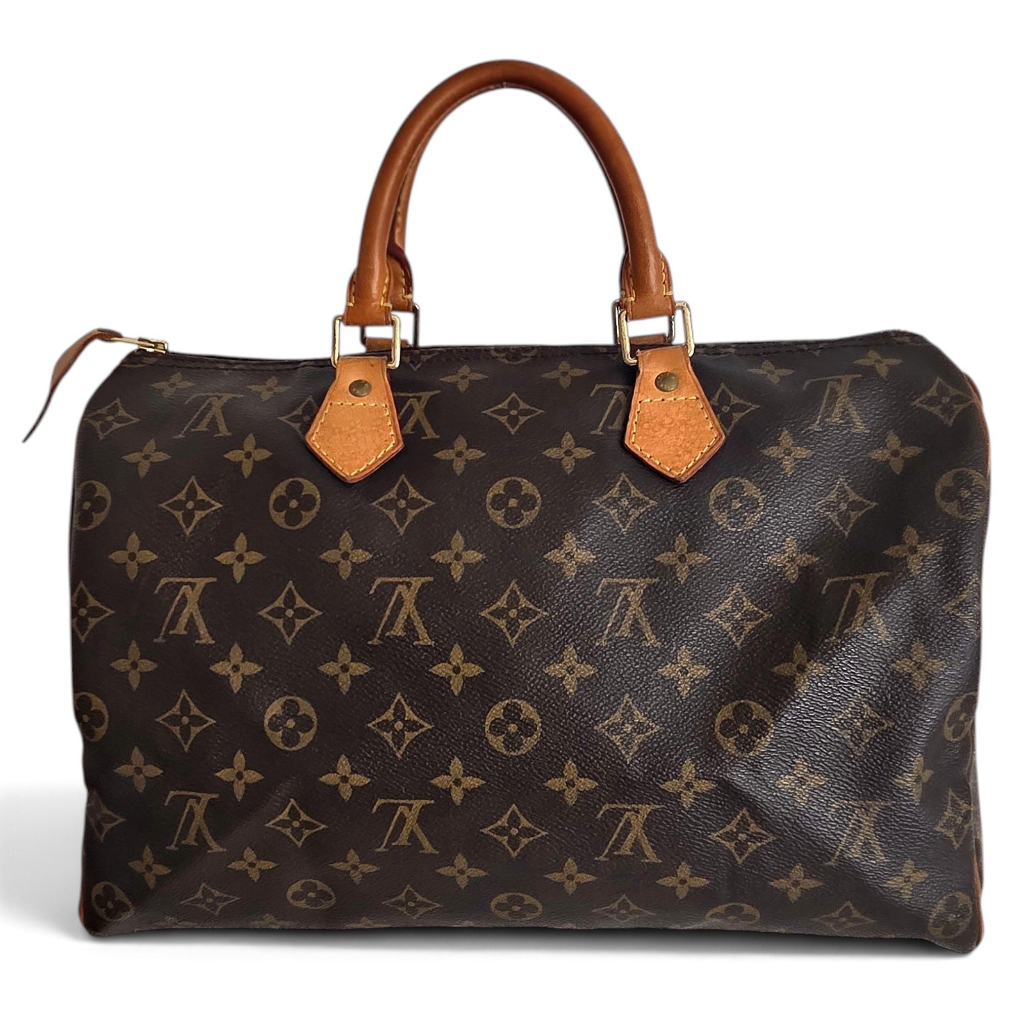 Speedy leather handbag