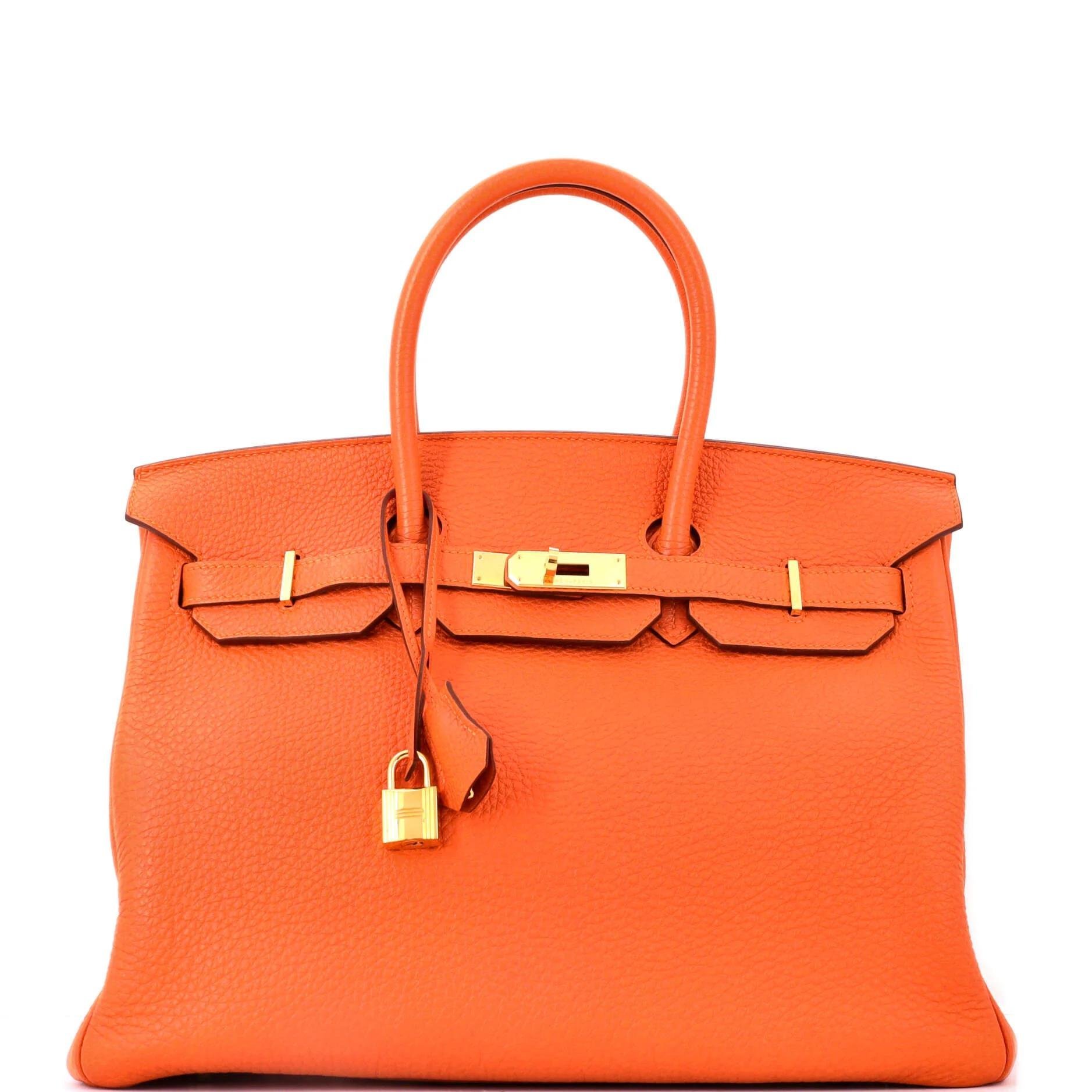 Birkin 35 leather tote