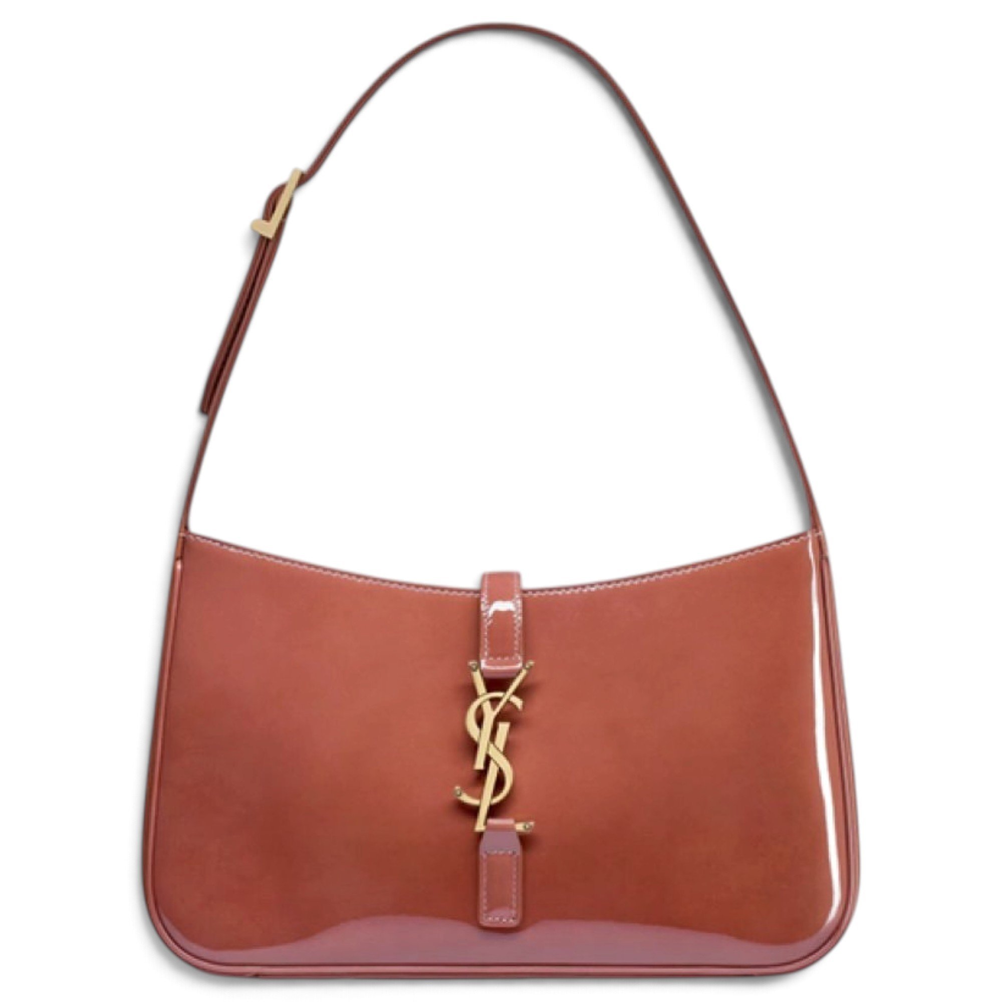 Saint Laurent Le 5 à 7 patent leather handbag