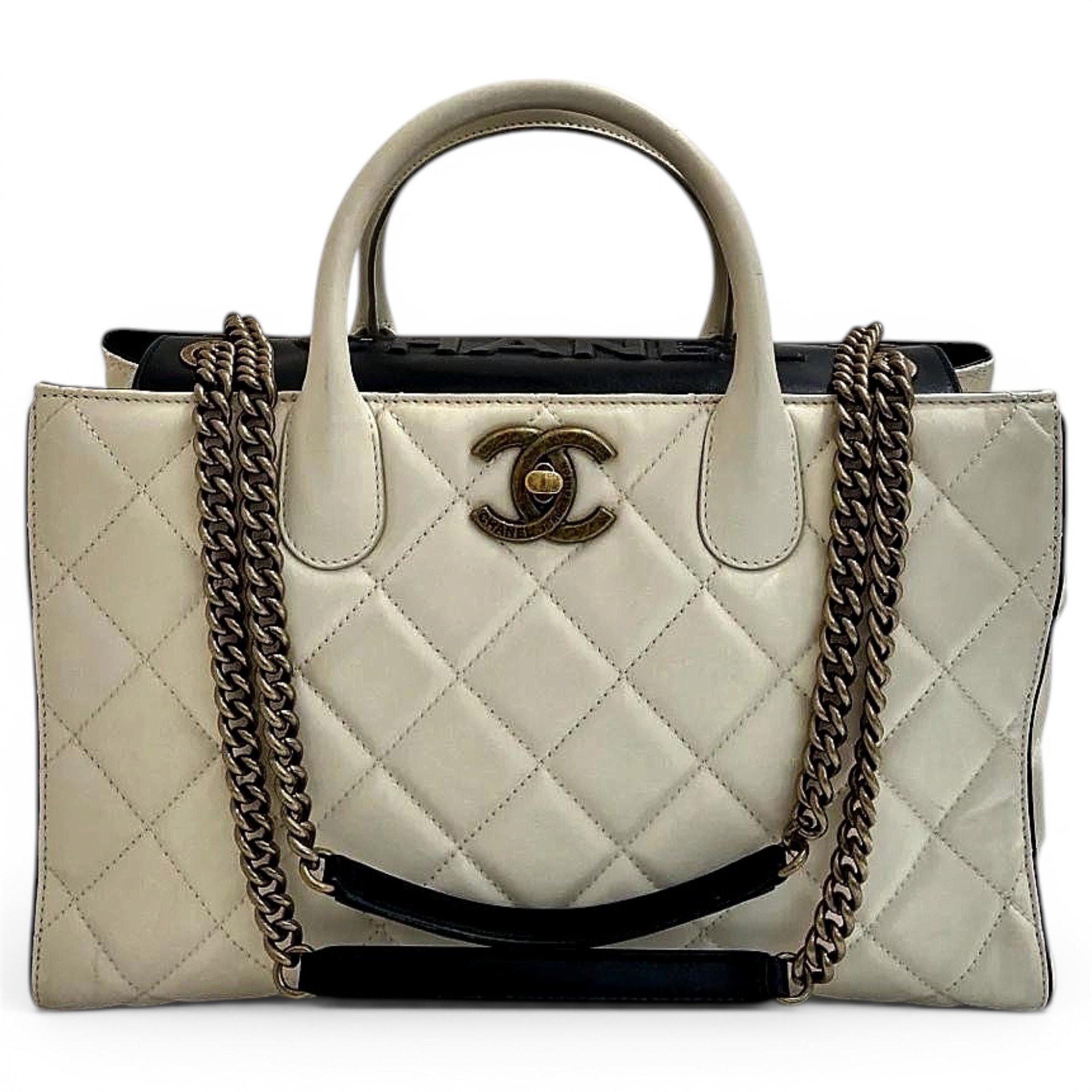 Deauville leather tote
