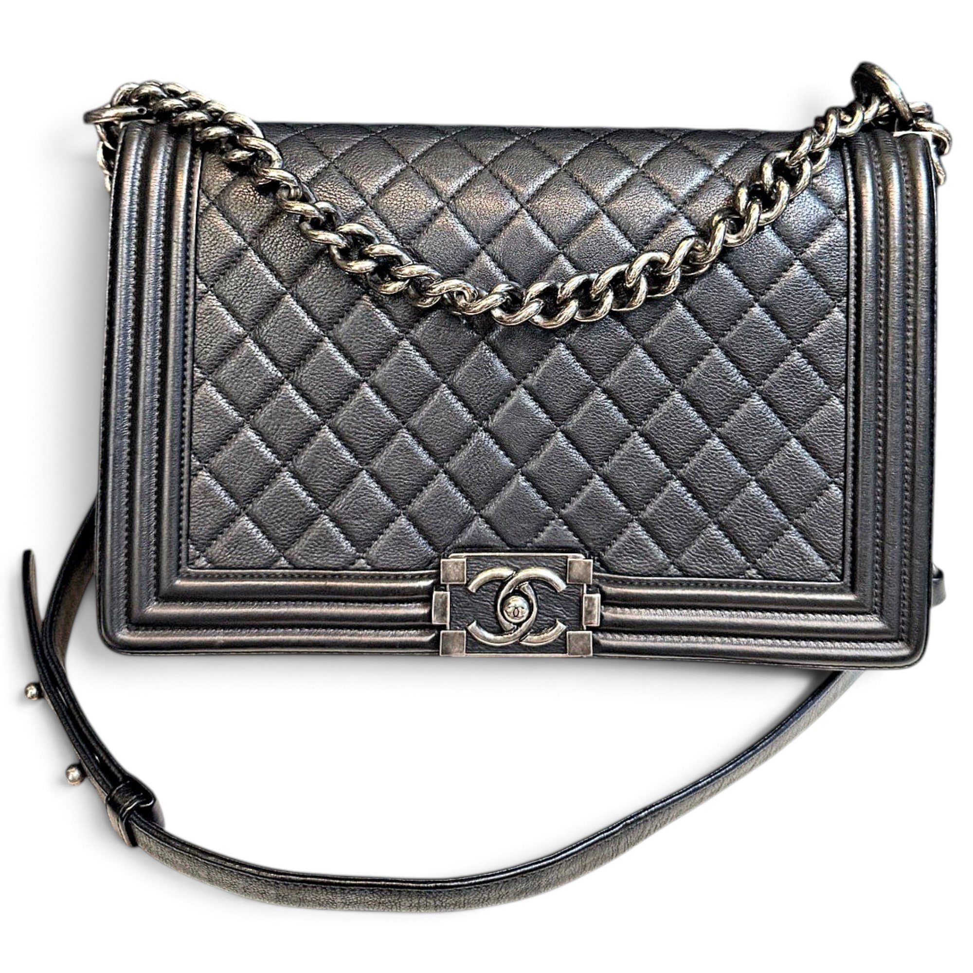 Boy leather crossbody bag