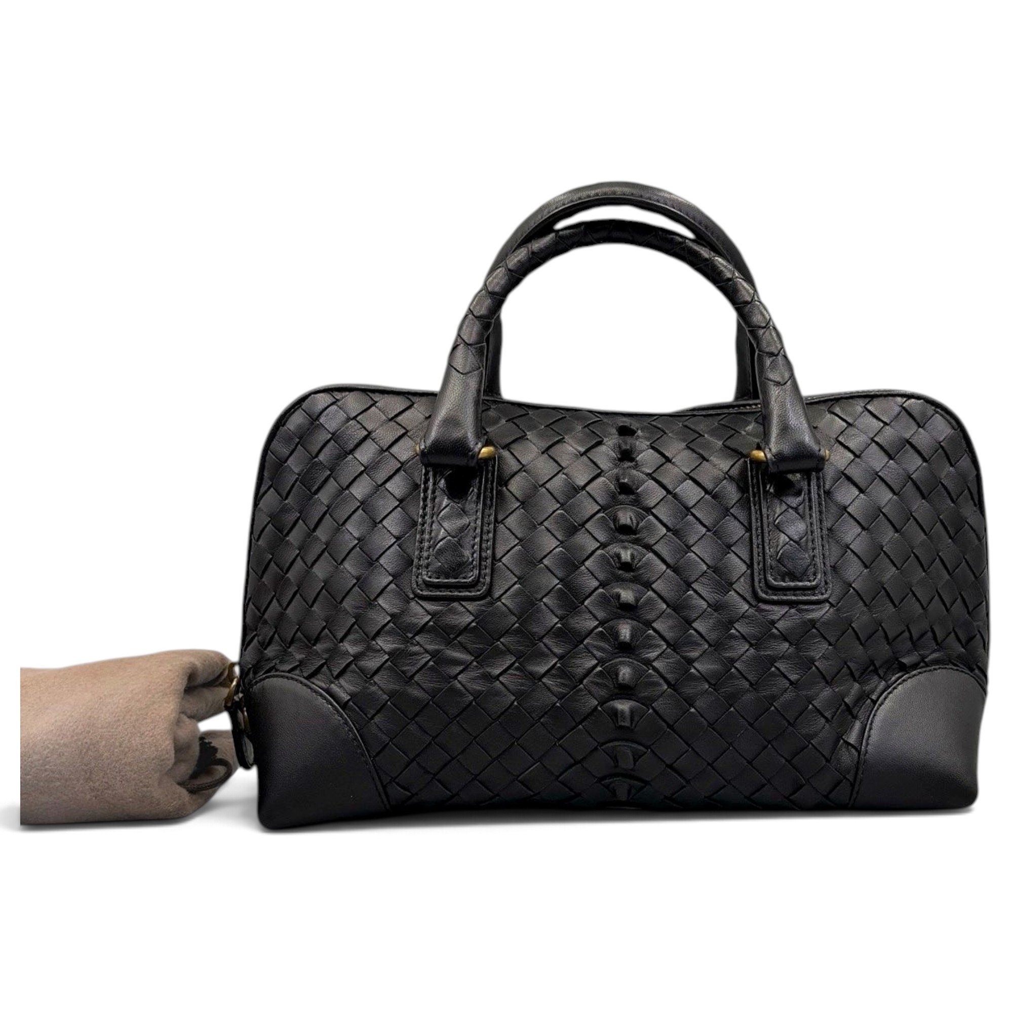 Leather handbag