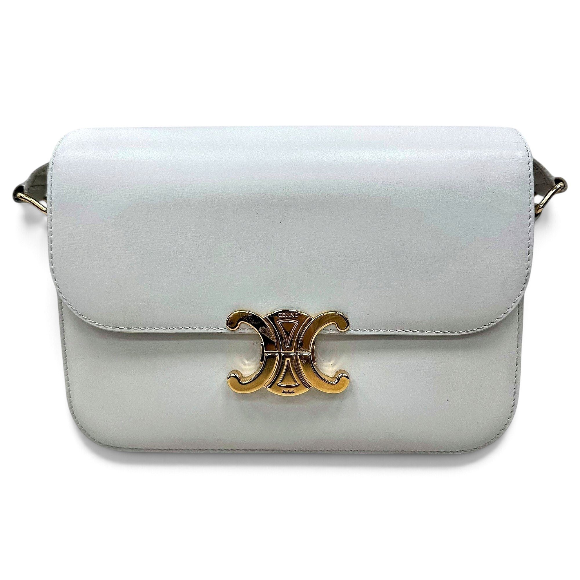 Triomphe leather handbag